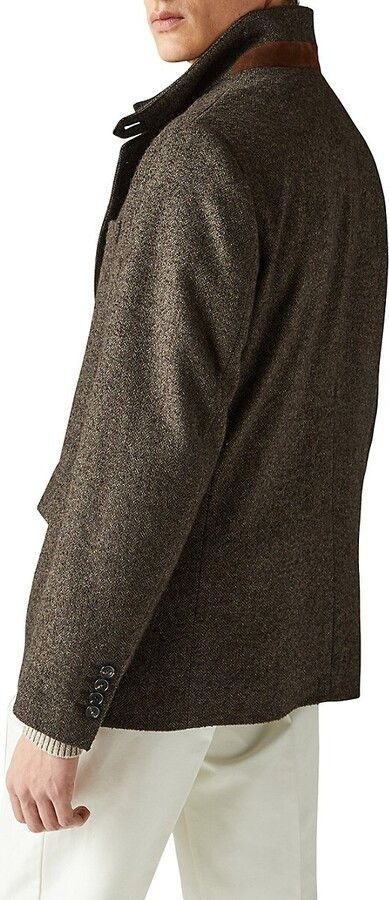 Loro Piana o1w1db10824 Sefton Cashmere Blend Jacket in Brown Size US M / EU 48-50 / 2 - 3 Thumbnail
