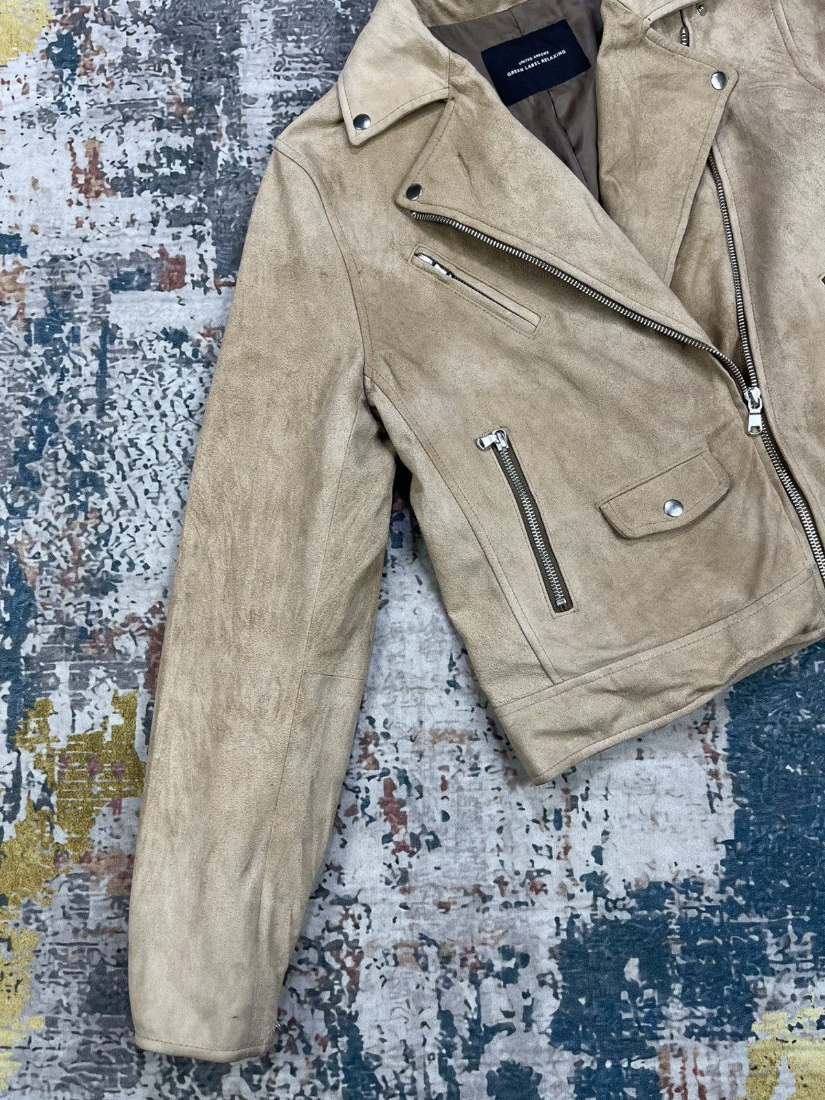 United Arrows United Arrow Suede Leather Rider Jacket Size S / US 4 / IT 40 - 7 Thumbnail