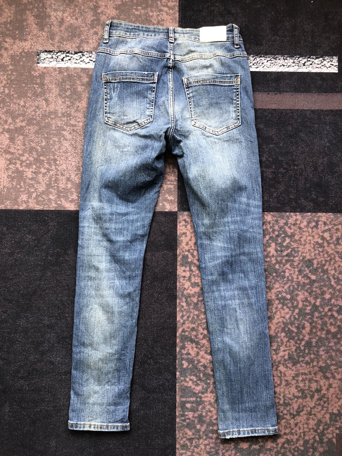 Zara *OG* Zara Premium Distressed Skinny Jeans Size US 30 / EU 46 - 11 Thumbnail