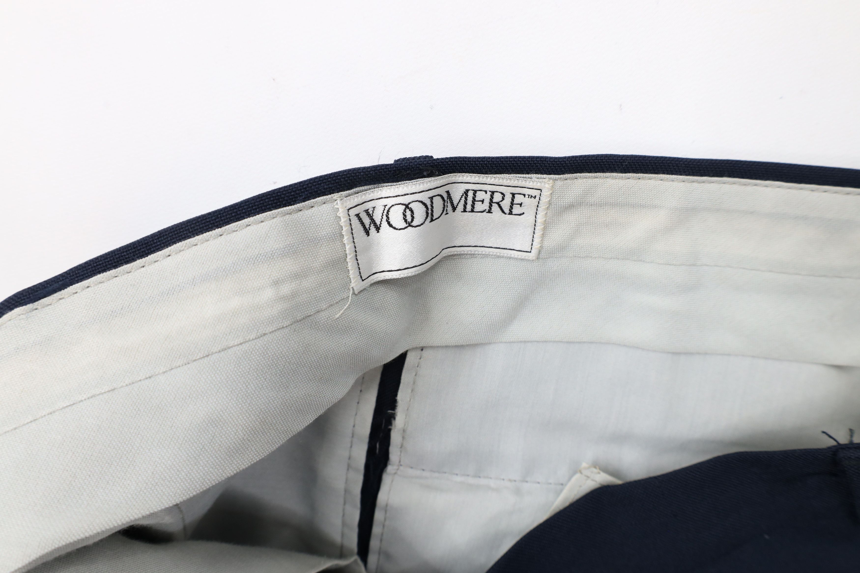 Vintage Vintage 70s Streetwear Flared Wide Leg Chino Pants Navy Blue Size US 35 - 8 Thumbnail