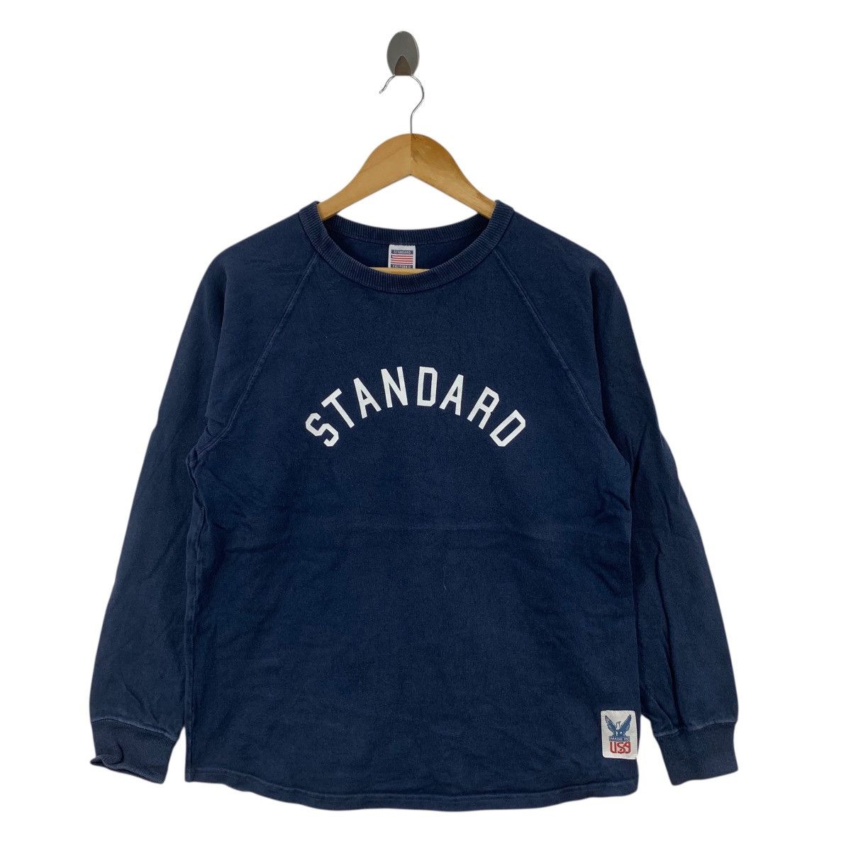 Vintage Vintage 90’ STANDARD CALIFORNIA Made In USA Sweatshirt Size M / US 6-8 / IT 42-44 - 4 Thumbnail