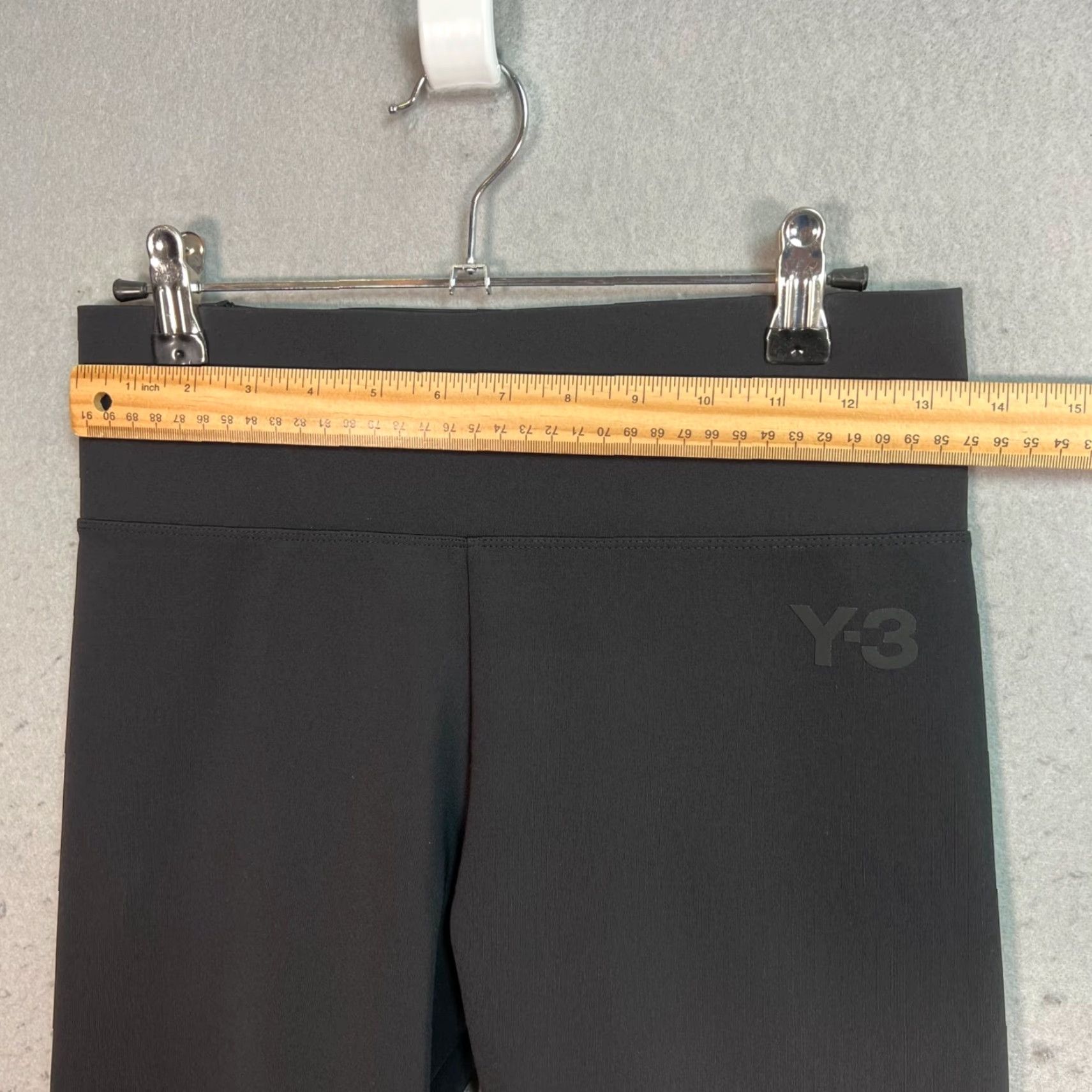 Y-3 Y-3 Womens Black High-Rise Leggings Designed By Yohji Yamamoto Medium Leggings Womens Black High-Rise Size 32" / US 10 / IT 46 - 4 Thumbnail
