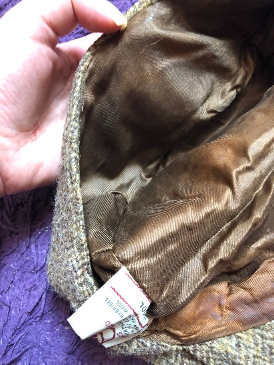Harris Tweed Vintage Cap Y2K Harris Tweed Hats one size streetwear Size ONE SIZE - 10 Thumbnail