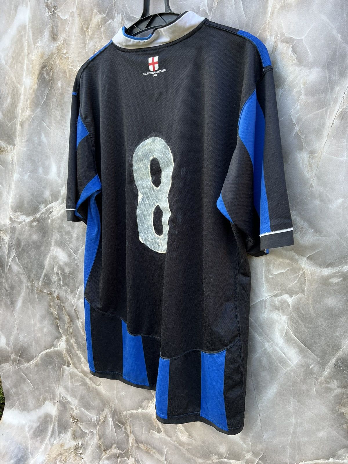 Nike × Vintage Vintage Nike Inter Milan #8 2006/07 Soccer Home Jersey Size US XL / EU 56 / 4 - 9 Thumbnail