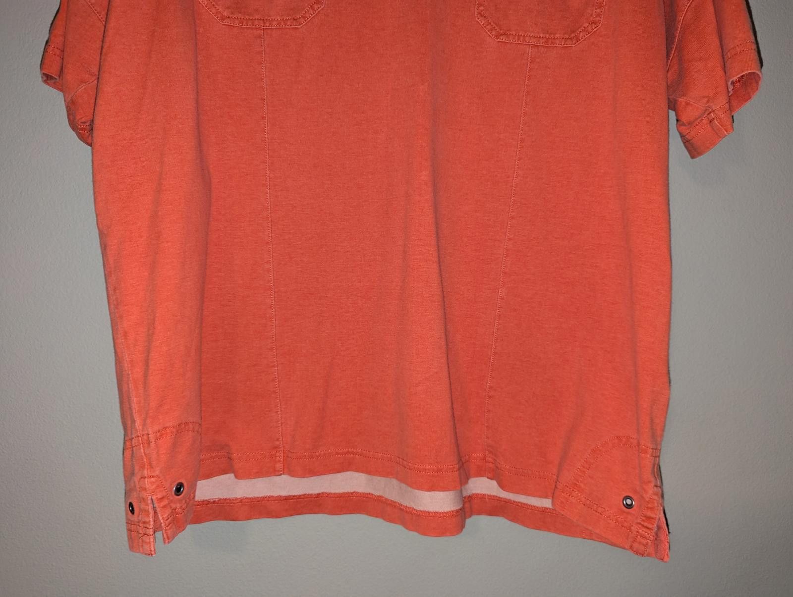 Eddie Bauer Eddie Bauer Vintage Short Sleeve Polo Shirt Large Orange Size US L / EU 52-54 / 3 - 3 Thumbnail