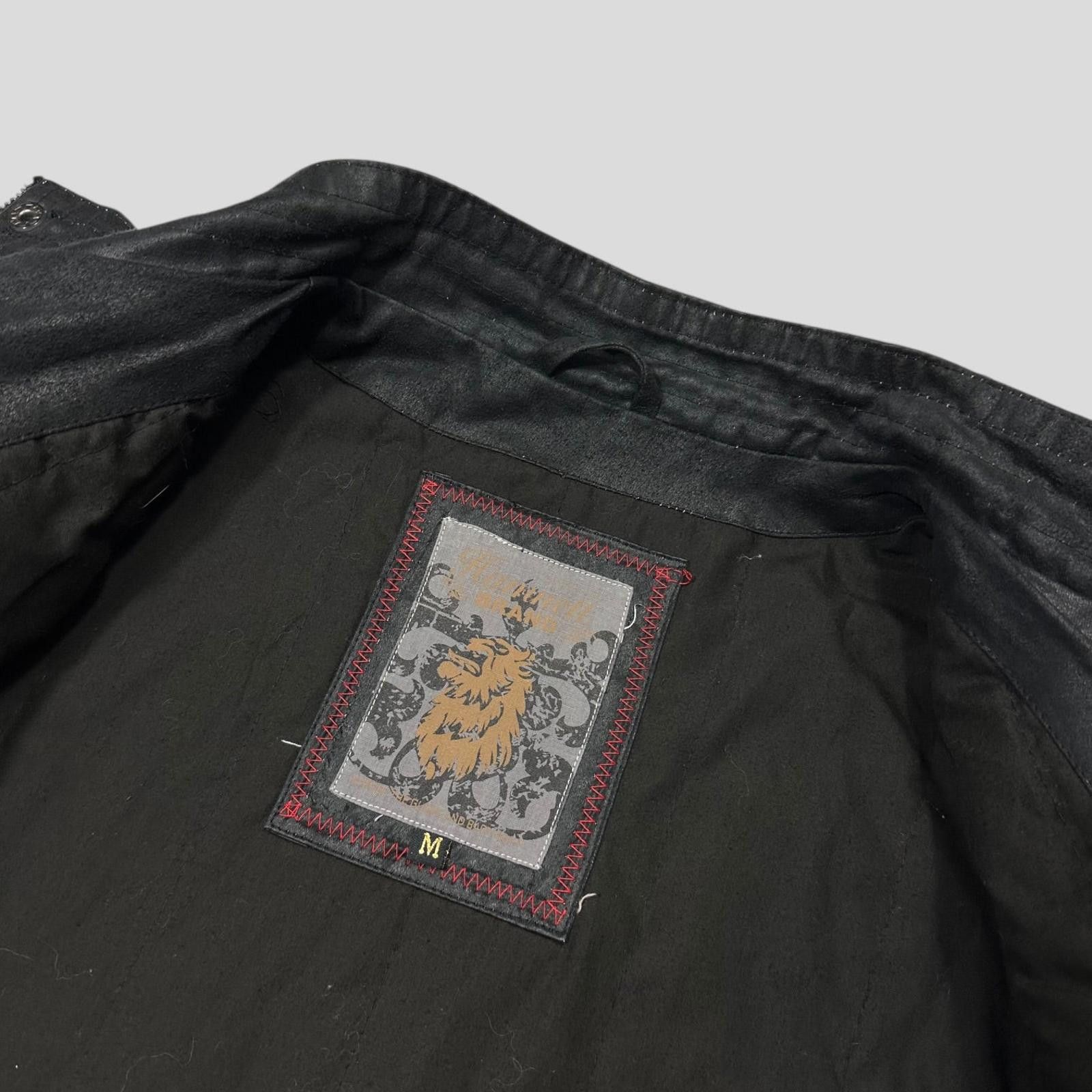 Katharine Hamnett London Kathrine Hamnett 00’s Poly Cotton Moto Bomber Jacket - M/L Size US M / EU 48-50 / 2 - 7 Thumbnail