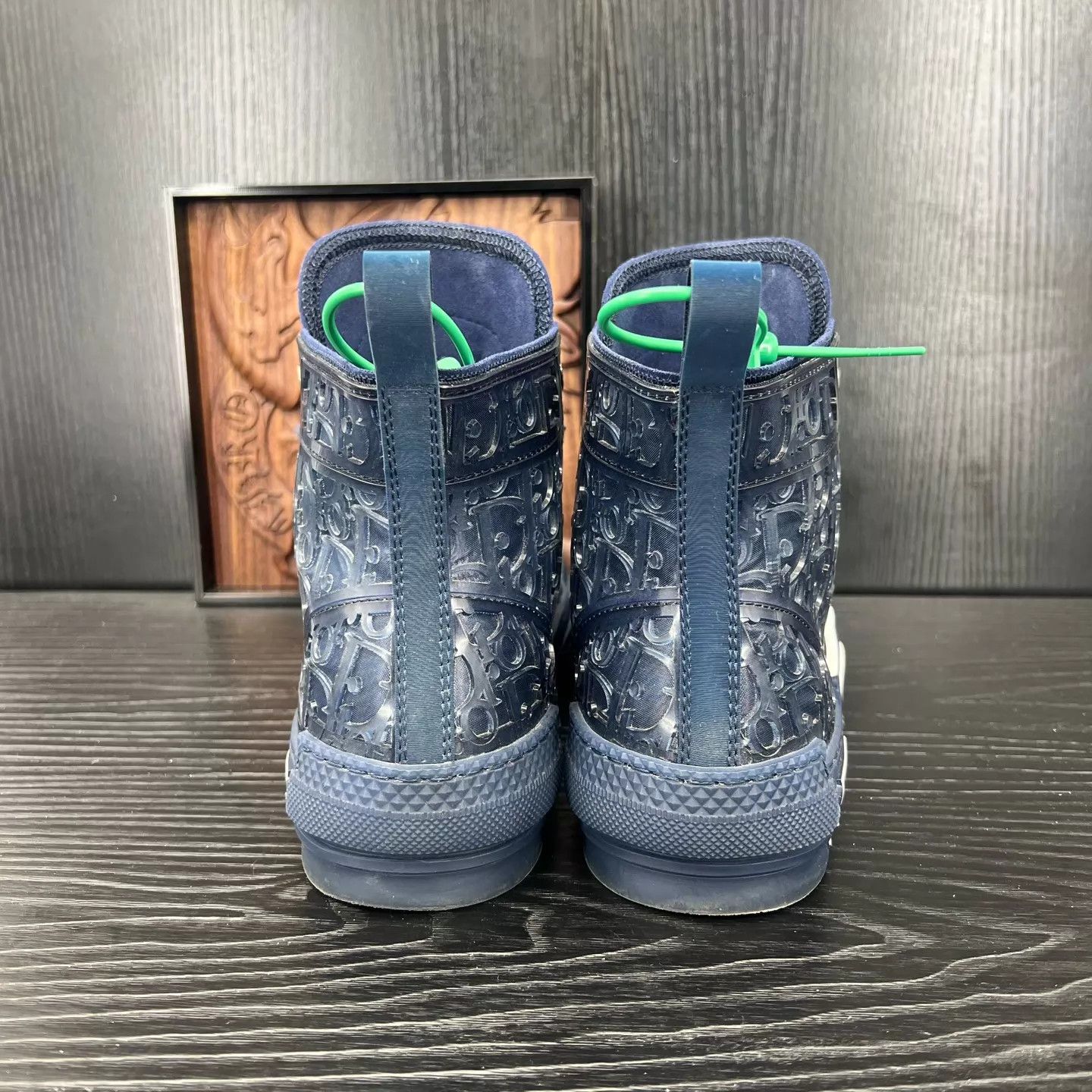 Dior Dior B23 Navy Blue Allover Print Size 43 Size US 10 / EU 43 - 6 Thumbnail
