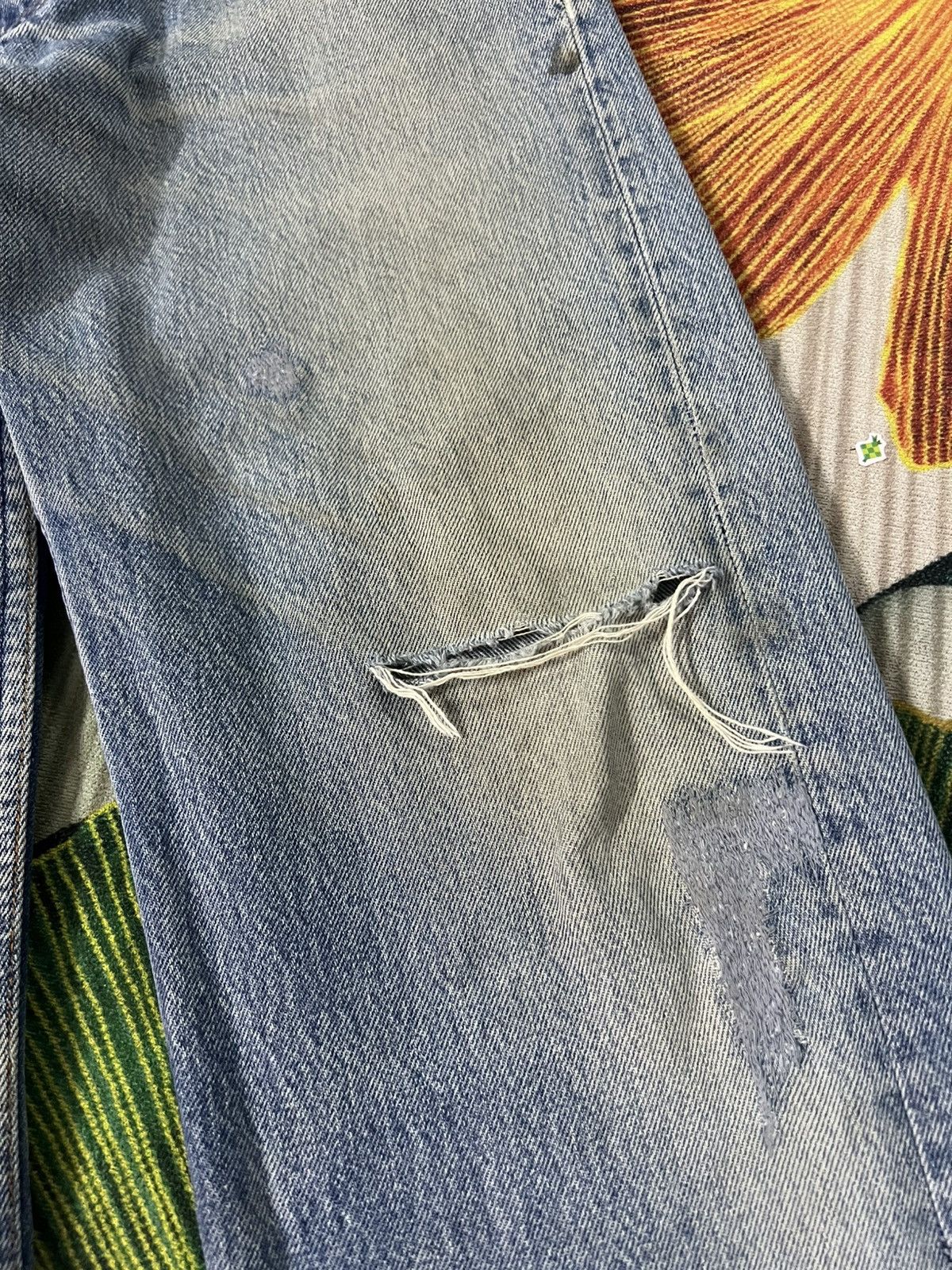 Levi's 💥Vintage 90’s Levis 501xx Distress Mud Wash Jean USA Size US 32 / EU 48 - 7 Thumbnail