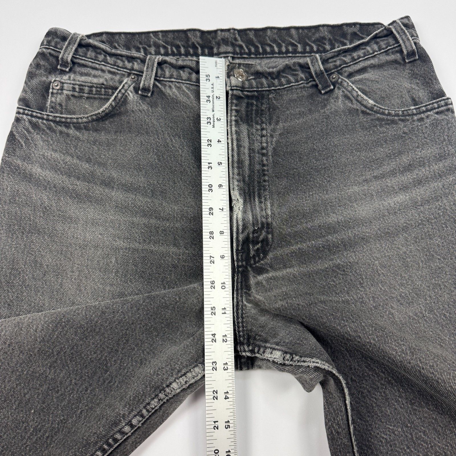 Levi's Vtg Levi's 550 Orange Tab USA Faded Black Jeans 36 Size US 36 / EU 52 - 9 Thumbnail