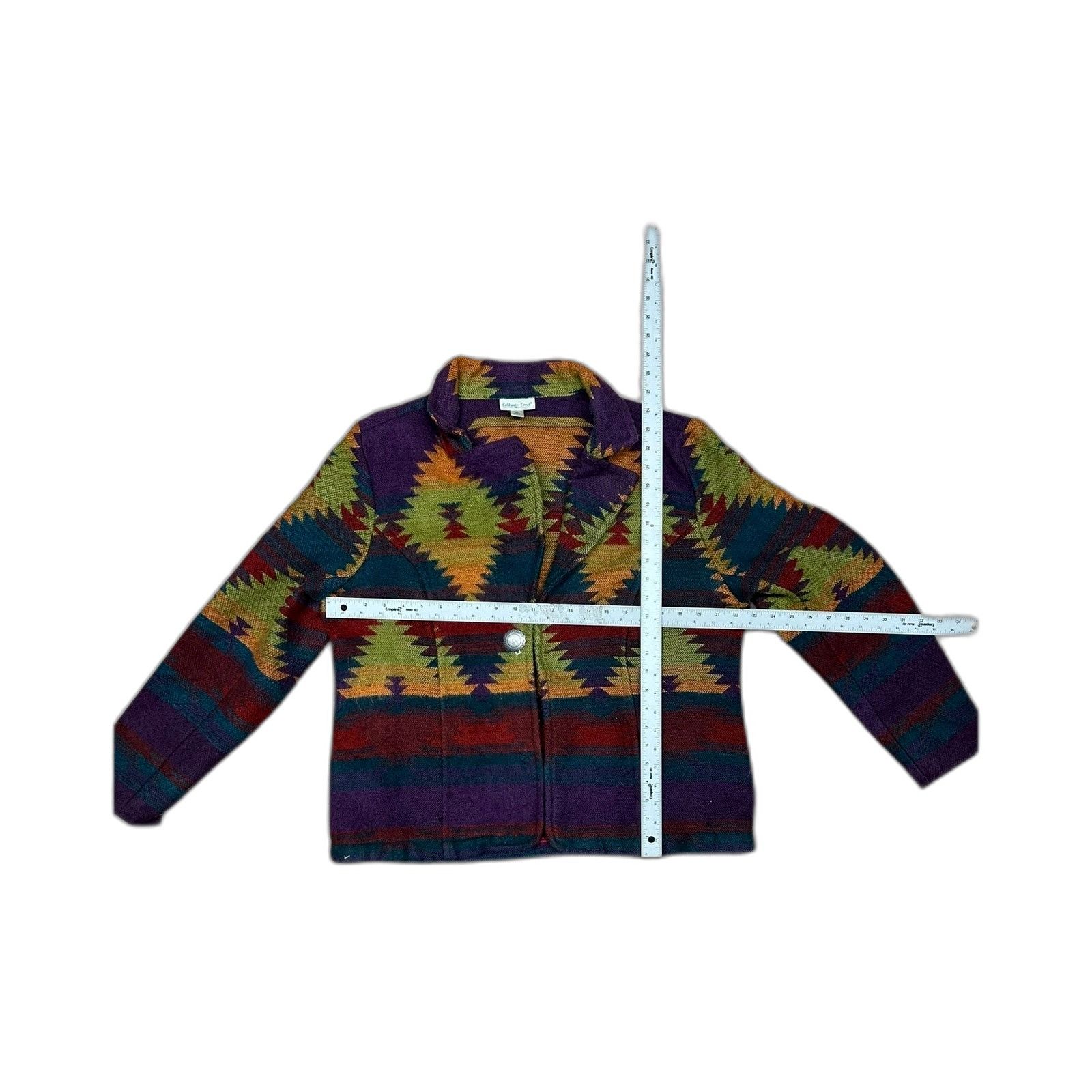 Coldwater Creek Vintage Coldwater Creek 1990's Rainbow Tribal Boho Western J Size US XL / EU 56 / 4 - 4 Thumbnail