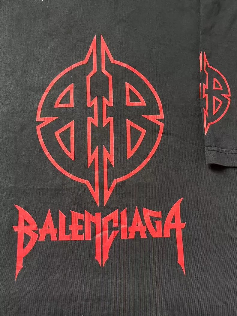 Balenciaga Balenciaga Letter Logo printed short sleeve T-shirt Size US XXS / EU 40 - 3 Thumbnail