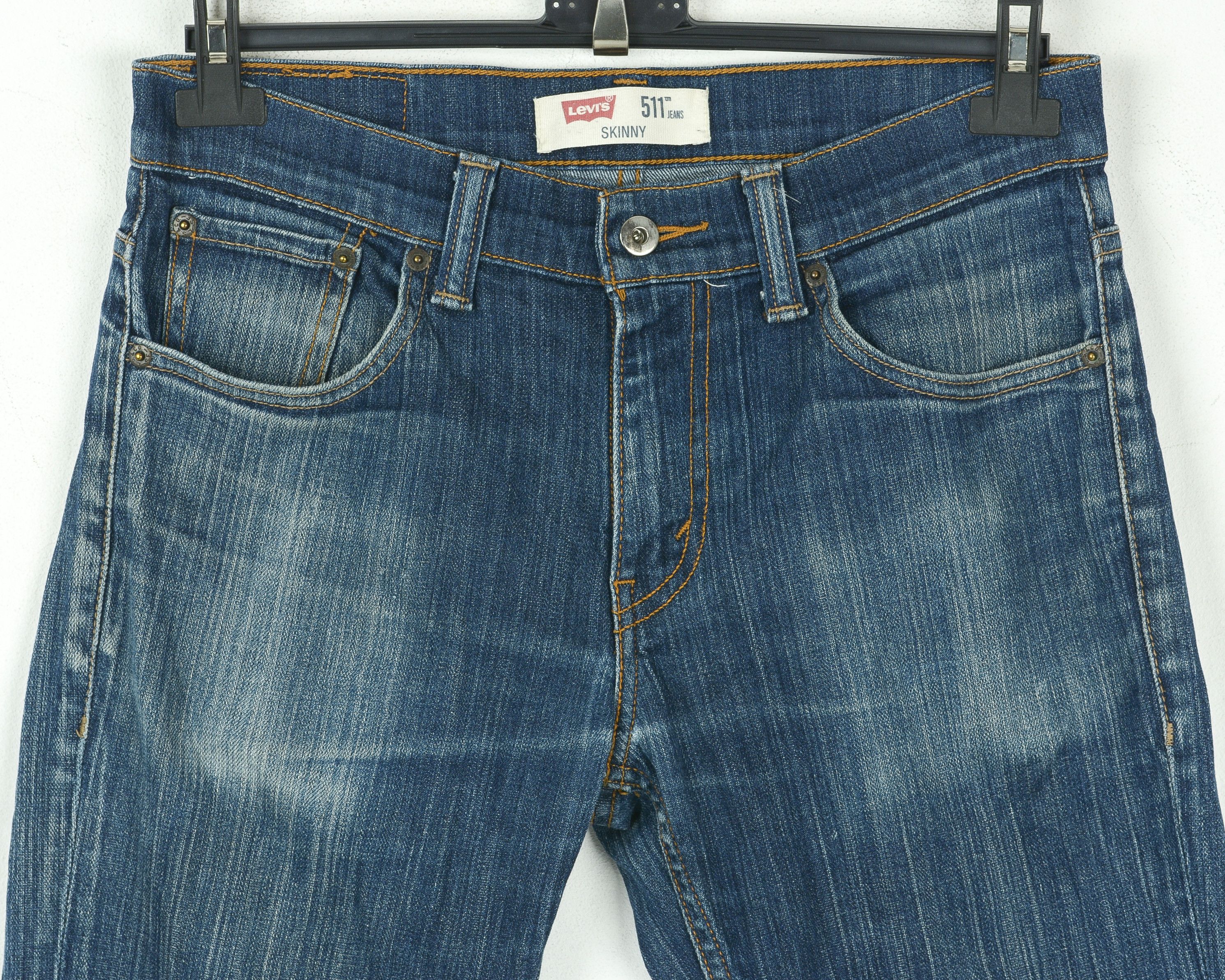 Levi's 511 Mens W30 L30 Slim Fit Skinny Jeans Denim Pants Trousers Size US 30 / EU 46 - 7 Thumbnail