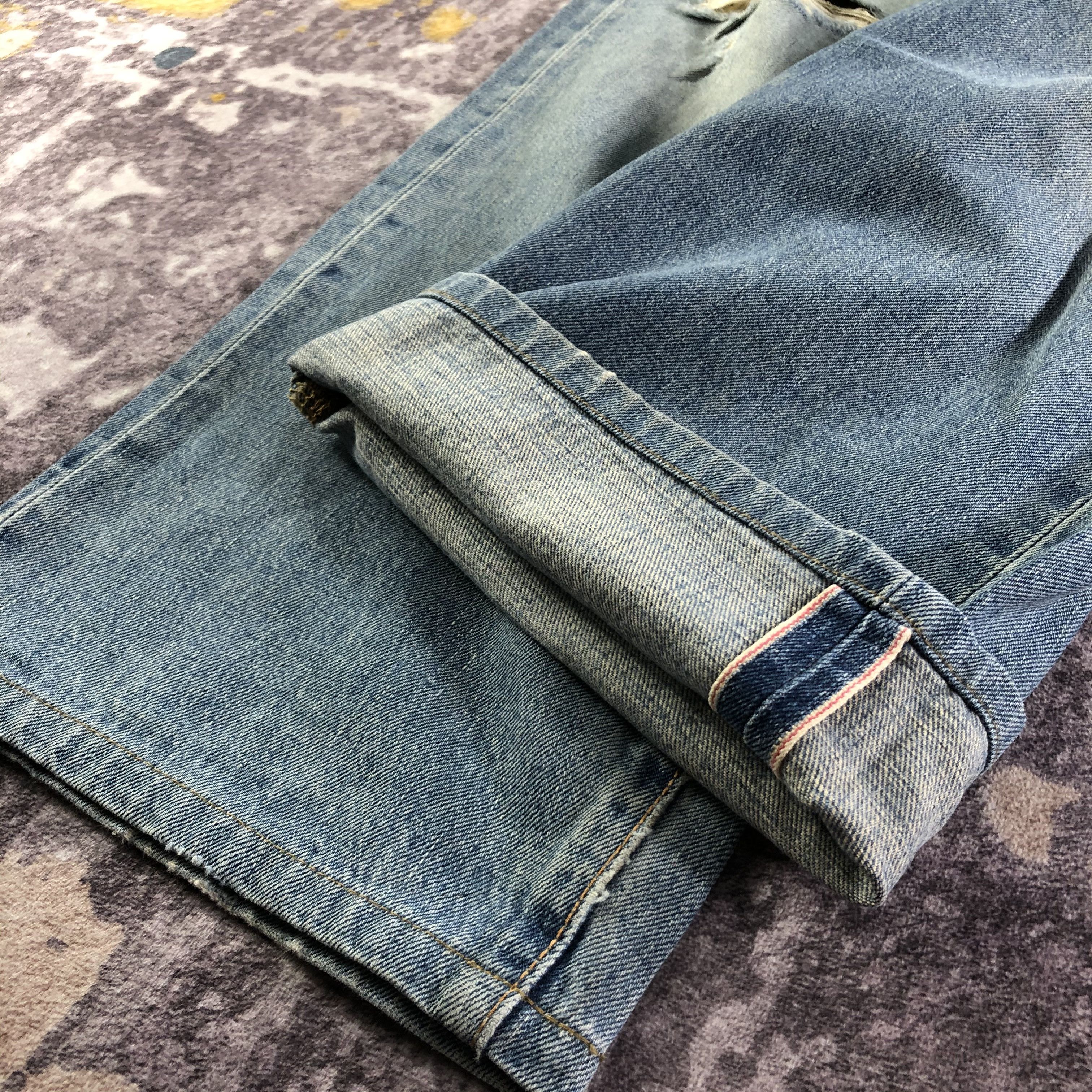 Edwin Vintage Light Wash Edwin 505 Selvedge Jeans-JM3576 Size US 32 / EU 48 - 6 Thumbnail