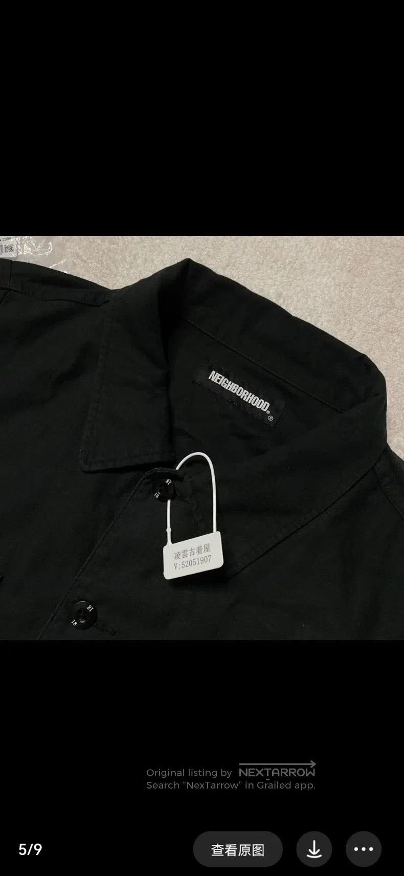Neighborhood Neighborhood Four Pocket Shirt Jacket, Black M Size Size US M / EU 48-50 / 2 - 5 Thumbnail