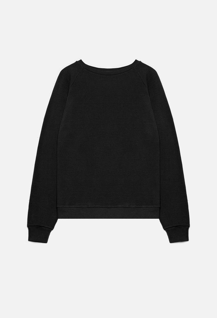 JOHN ELLIOTT RAGLAN SLEEVE THERMAL CREWNECK PULLOVER
