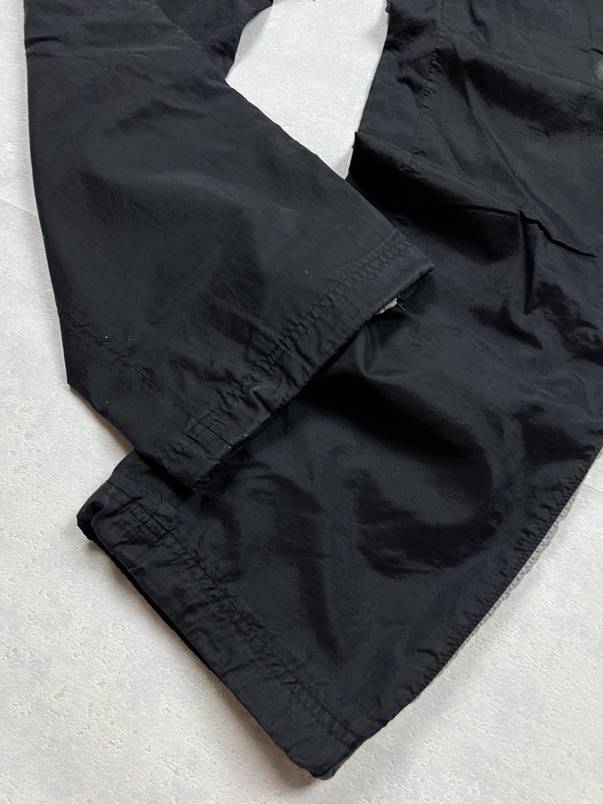 Nike 90s Nike Embroidered Logo Vintage Y2K Parachute Nylon Pants Size US 32 / EU 48 - 6 Thumbnail
