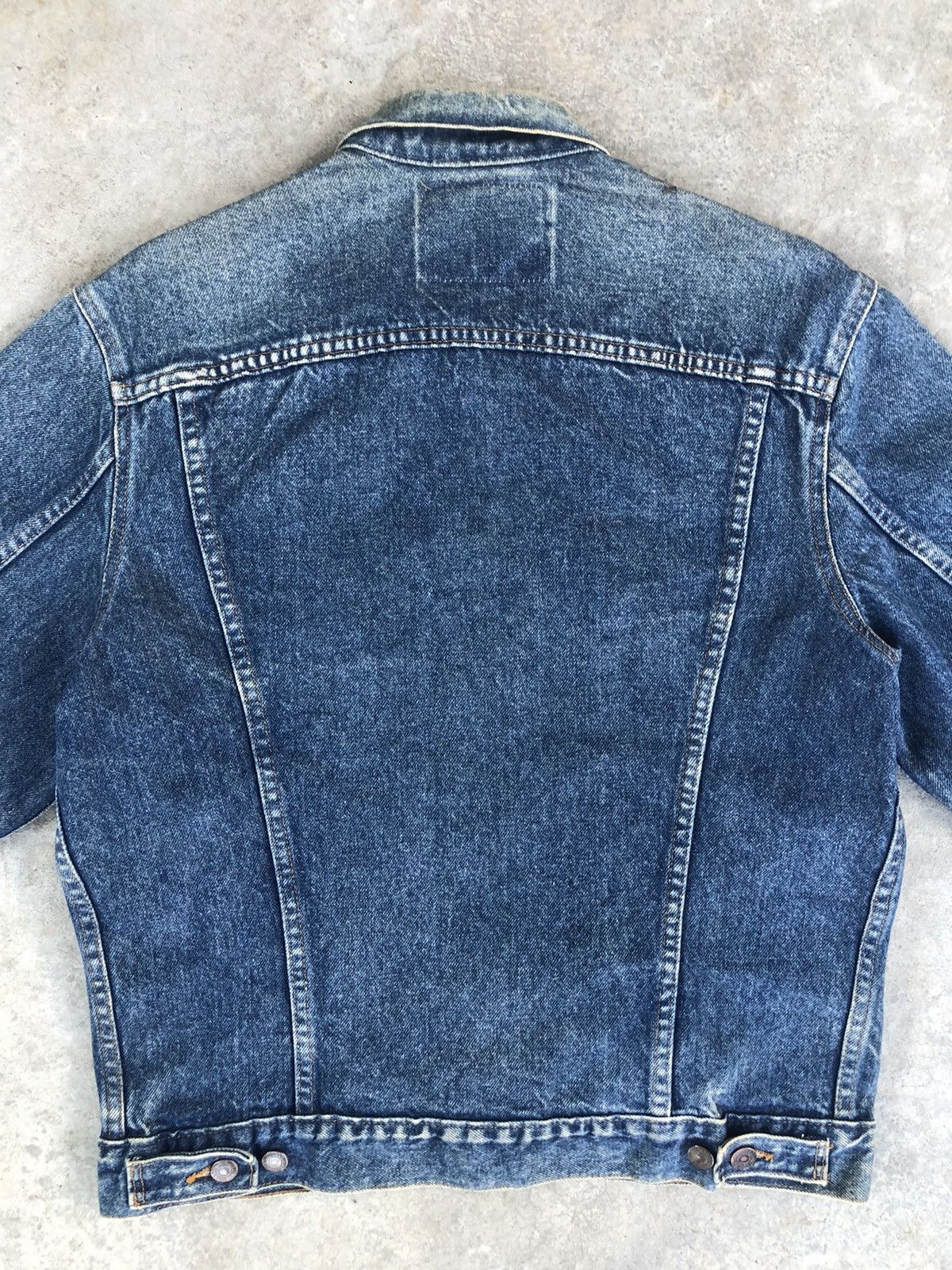 Levi's Vintage 80’s Levi’s Denim Jacket Distressed Stone Wash Size US M / EU 48-50 / 2 - 9 Thumbnail