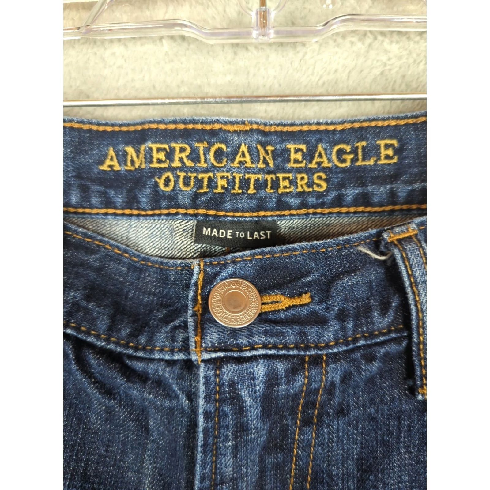 American Eagle Outfitters American Eagle Outfitters Jeans Mens 32x28.5 Blue Original Boot Denim Baggy? - Size US 32 / EU 48 - 3 Thumbnail