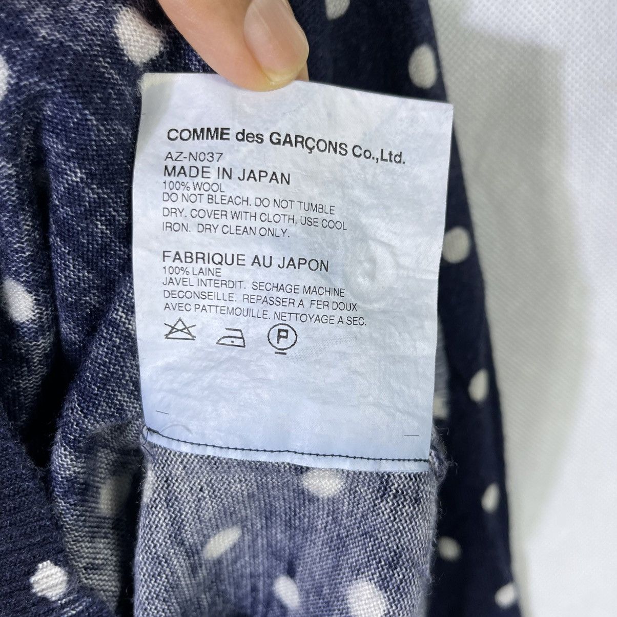Comme des Garcons PLAY Rare! Comme Des Garcons Polka Dot Cardigan Shirt Size S / US 4 / IT 40 - 6 Thumbnail