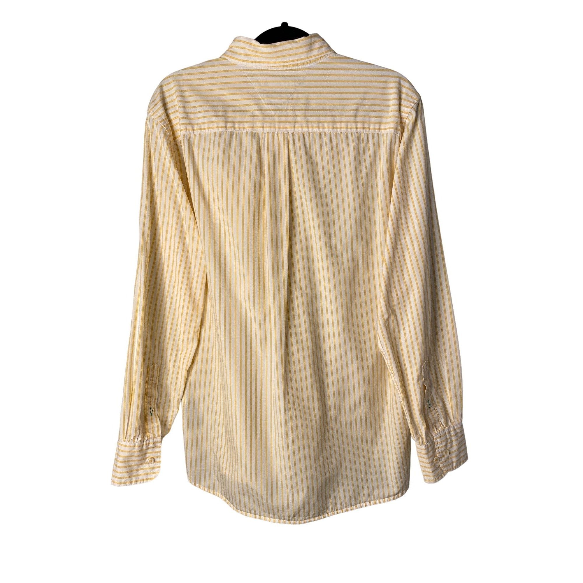 Tommy Hilfiger TOMMY HILFIGER MEN'S YELLOW PINSTRIPE BUTTON DOWN CUSTOM FIT Size US L / EU 52-54 / 3 - 2 Thumbnail
