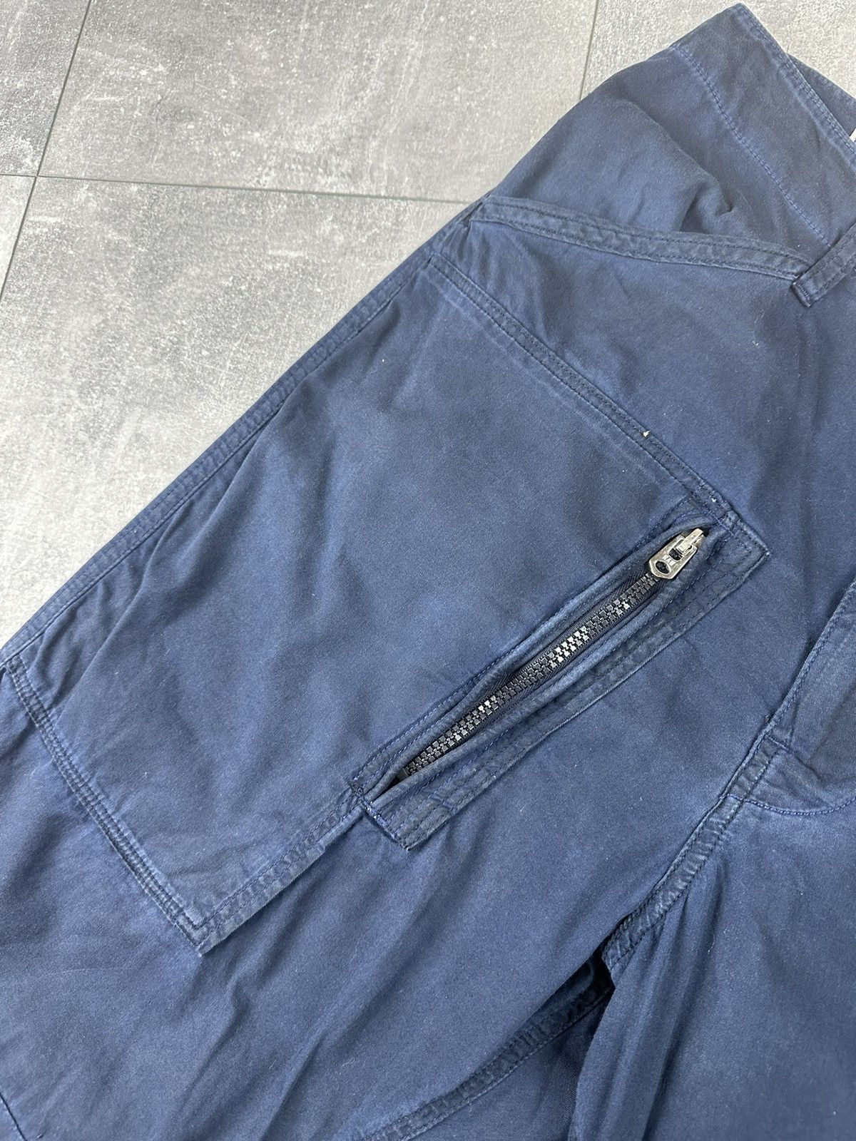 G-Star G Star Raw Japanese Navy Blue Faded Cargo Short Size US 30 / EU 46 - 9 Thumbnail