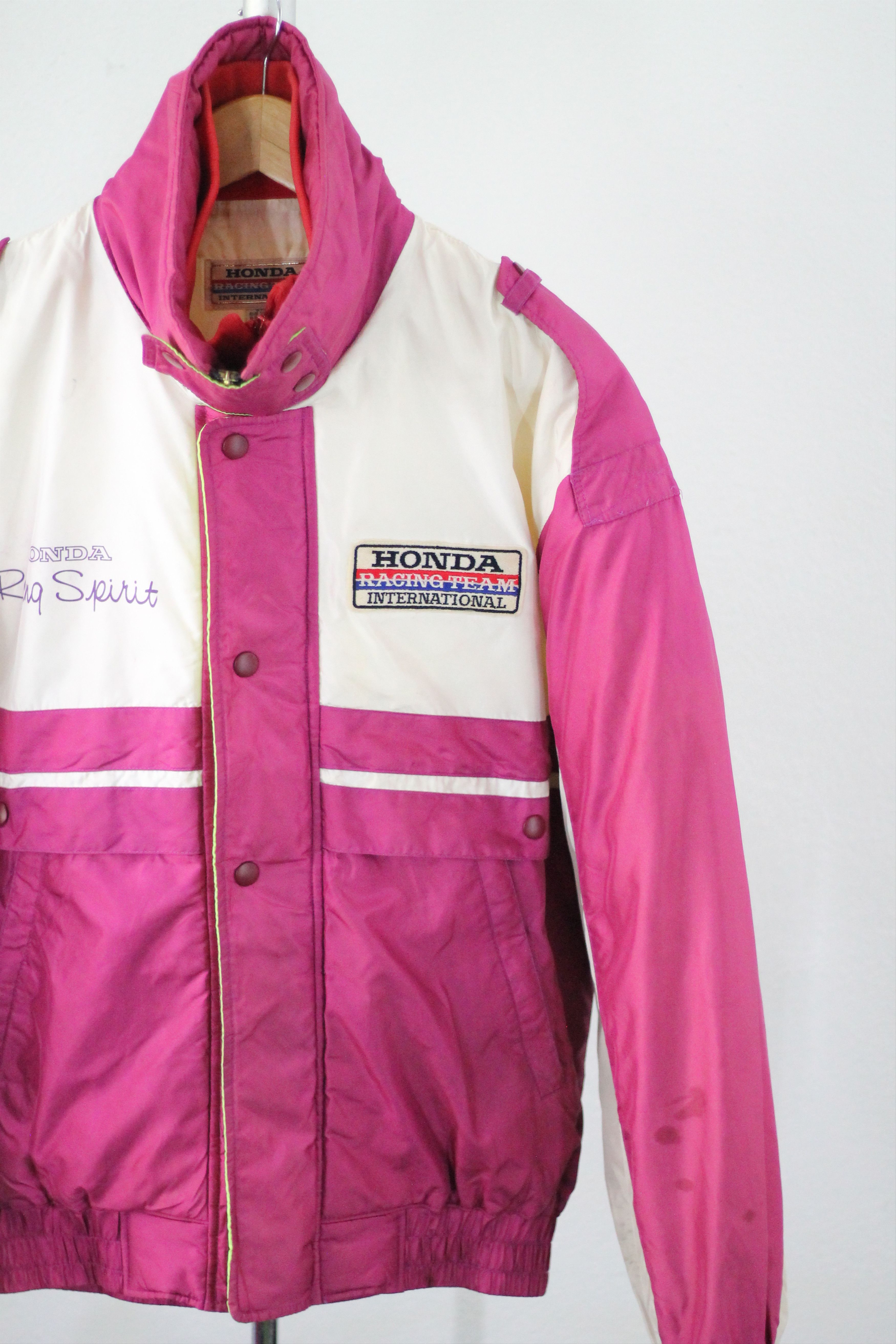 Honda × Vintage RARE! Vintage HONDA INTERNATIONAL RACING TEAM Jacket. Size US L / EU 52-54 / 3 - 4 Thumbnail
