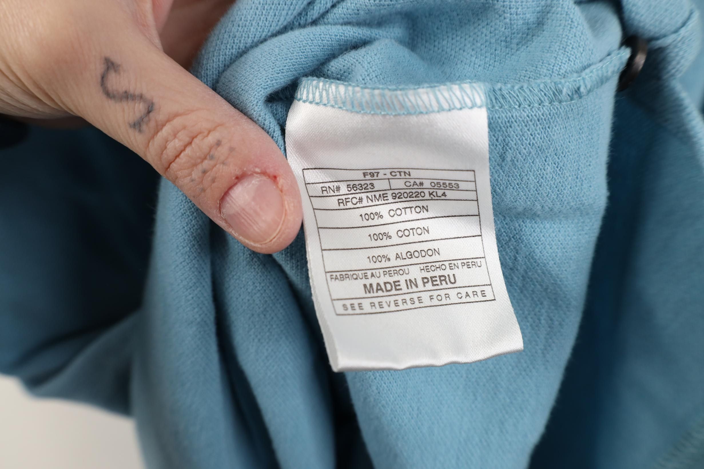 Nike Vintage 90s Nike Monochrome Knit Golf Polo Shirt Light Blue Size US XXL / EU 58 / 5 - 10 Thumbnail