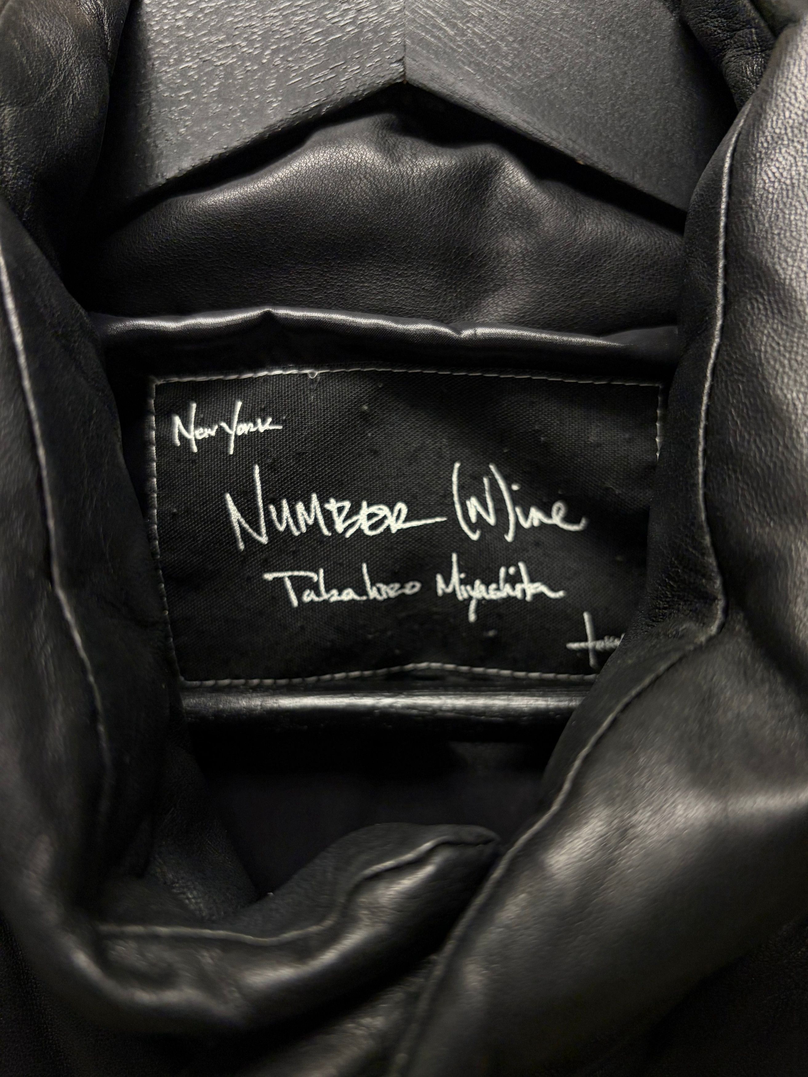 Number (N)ine AW2007 Number (N)ine ‘Love God Murder’ Leather/Down Fill Vest Size US M / EU 48-50 / 2 - 3 Thumbnail