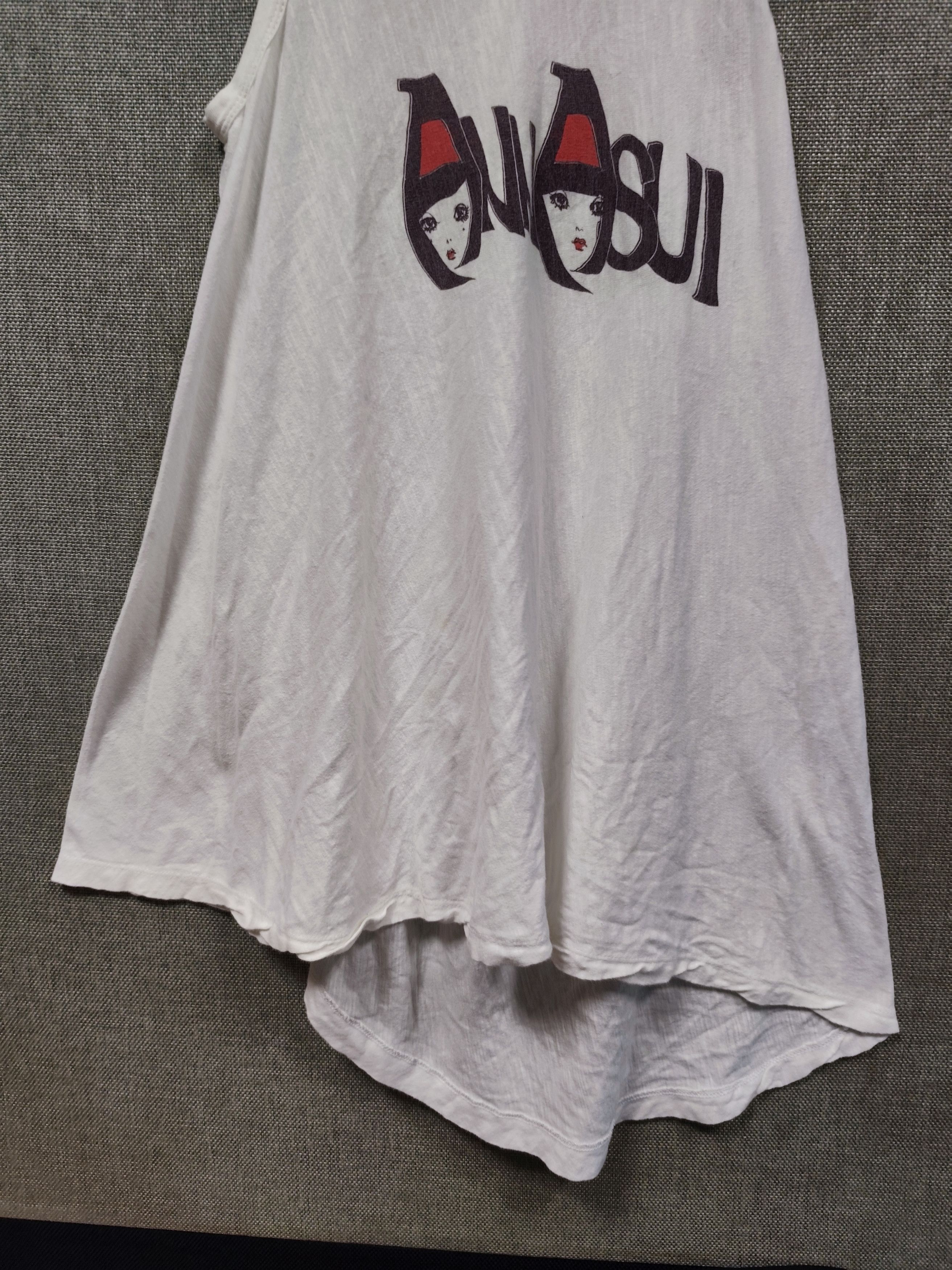 Anna Sui Vintage Anna Sui "Dolly Girl" Asymmetrical Tank Top Size XS / US 0-2 / IT 36-38 - 3 Thumbnail