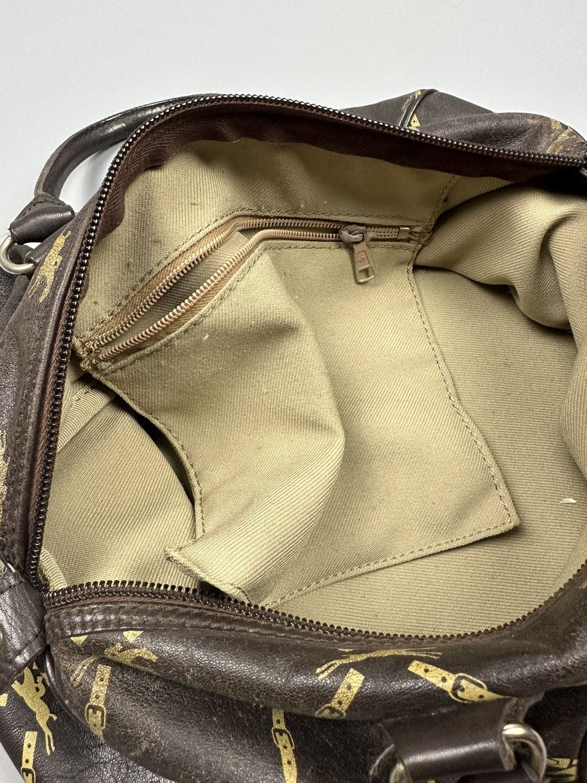 Leather × Longchamp × Vintage Vintage Longchamp Mini Boston Leather Handbags Size ONE SIZE - 10 Thumbnail