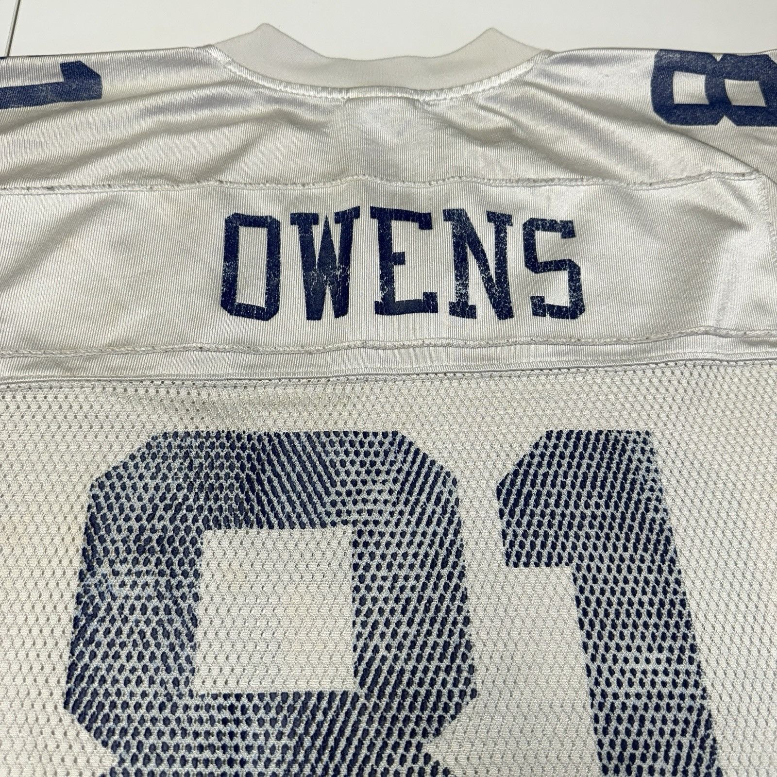 NFL Dallas Cowboys Terrell Owens Jersey Mens L White Vintage Ree Size US L / EU 52-54 / 3 - 12 Thumbnail