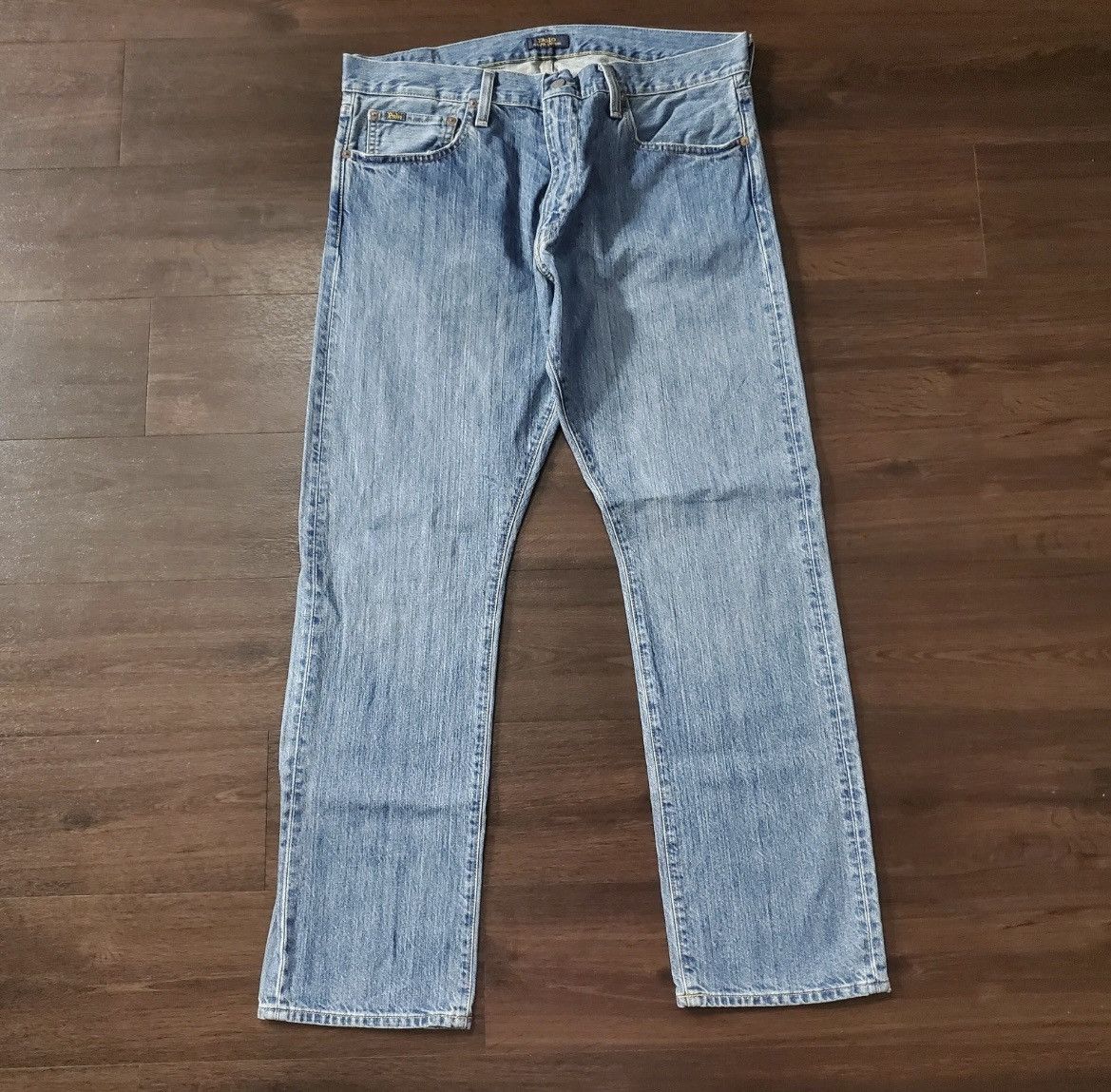 Polo Ralph Lauren Polo Ralph Lauren Jeans 34x30 Straight Fit Blue Denim Light Size US 34 / EU 50 - 1 Thumbnail