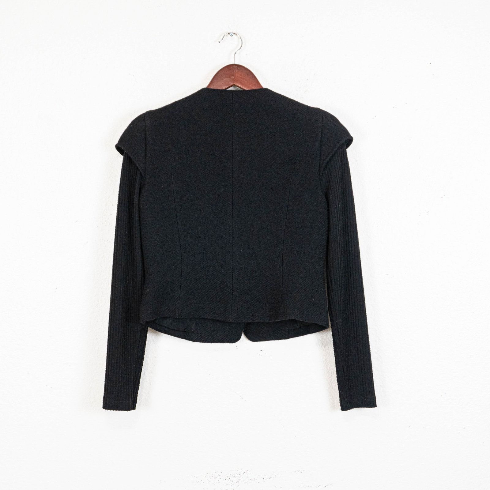 Other OUDE WAAG Moto zip Wool Jacket Knit sleeves size Medium Size M / US 6-8 / IT 42-44 - 5 Thumbnail