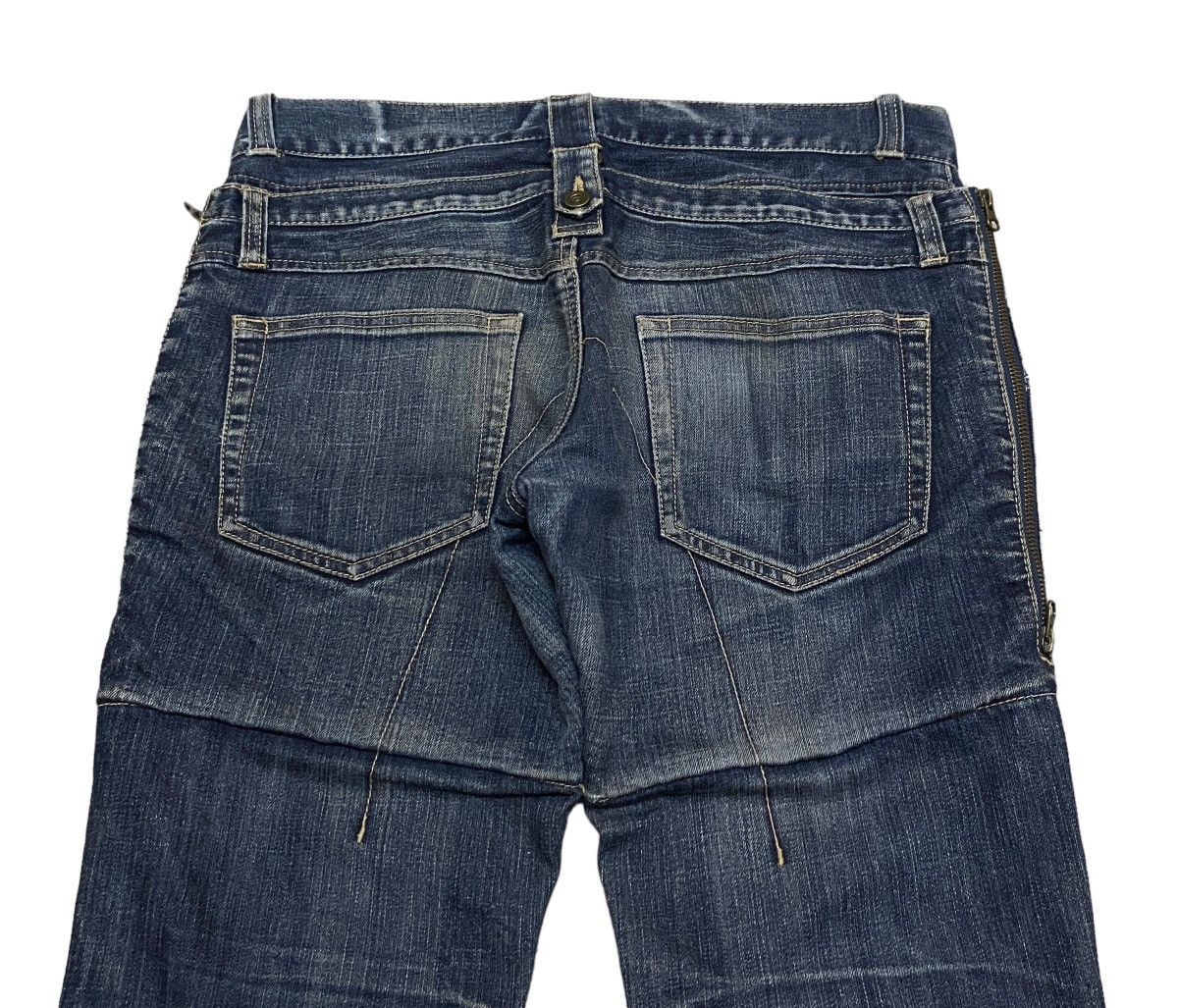 If Six Was Nine Rare Design Vintage Brand PPFM Double Waist Jeans 1990s Size US 33 - 4 Thumbnail