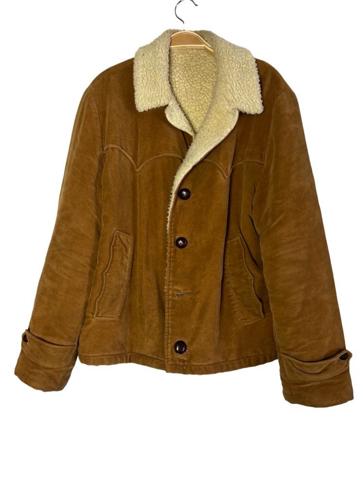 Vintage 1970's Country Squire Outerwear Western Jacket w.Sherpa Size US M / EU 48-50 / 2 - 1 Thumbnail