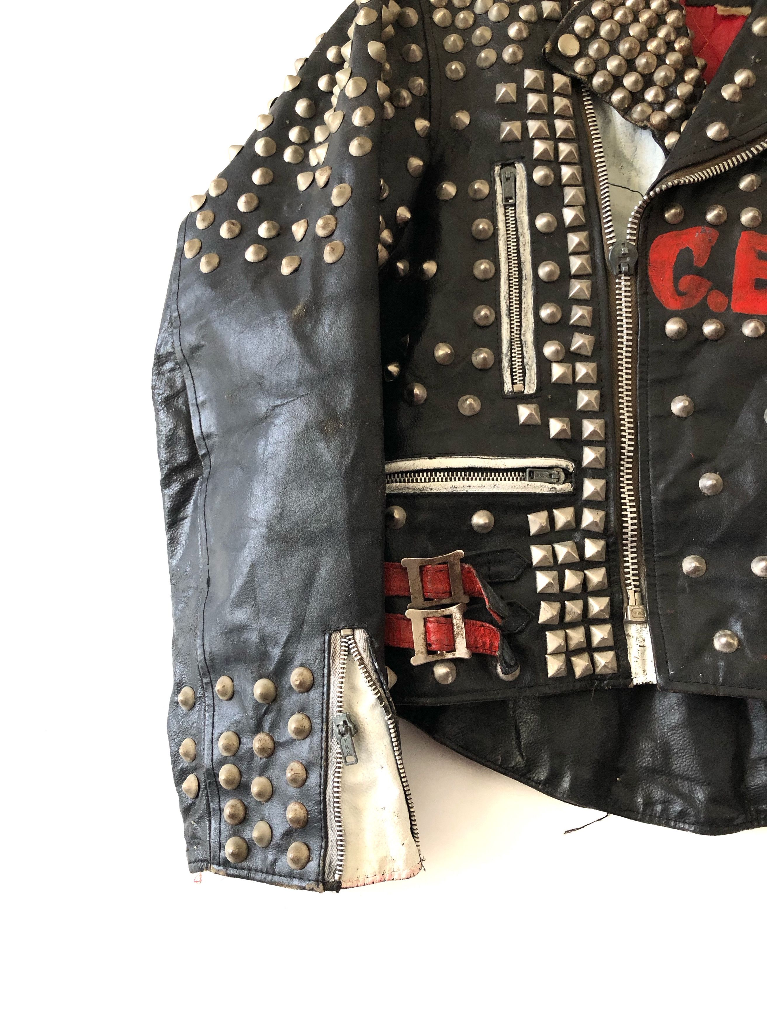 Band Tees GRAIL🔥80’S PUNK GBH DISCHARGE PUNK NOT DEAD LEATHER JACKET Size US S / EU 44-46 / 1 - 6 Thumbnail