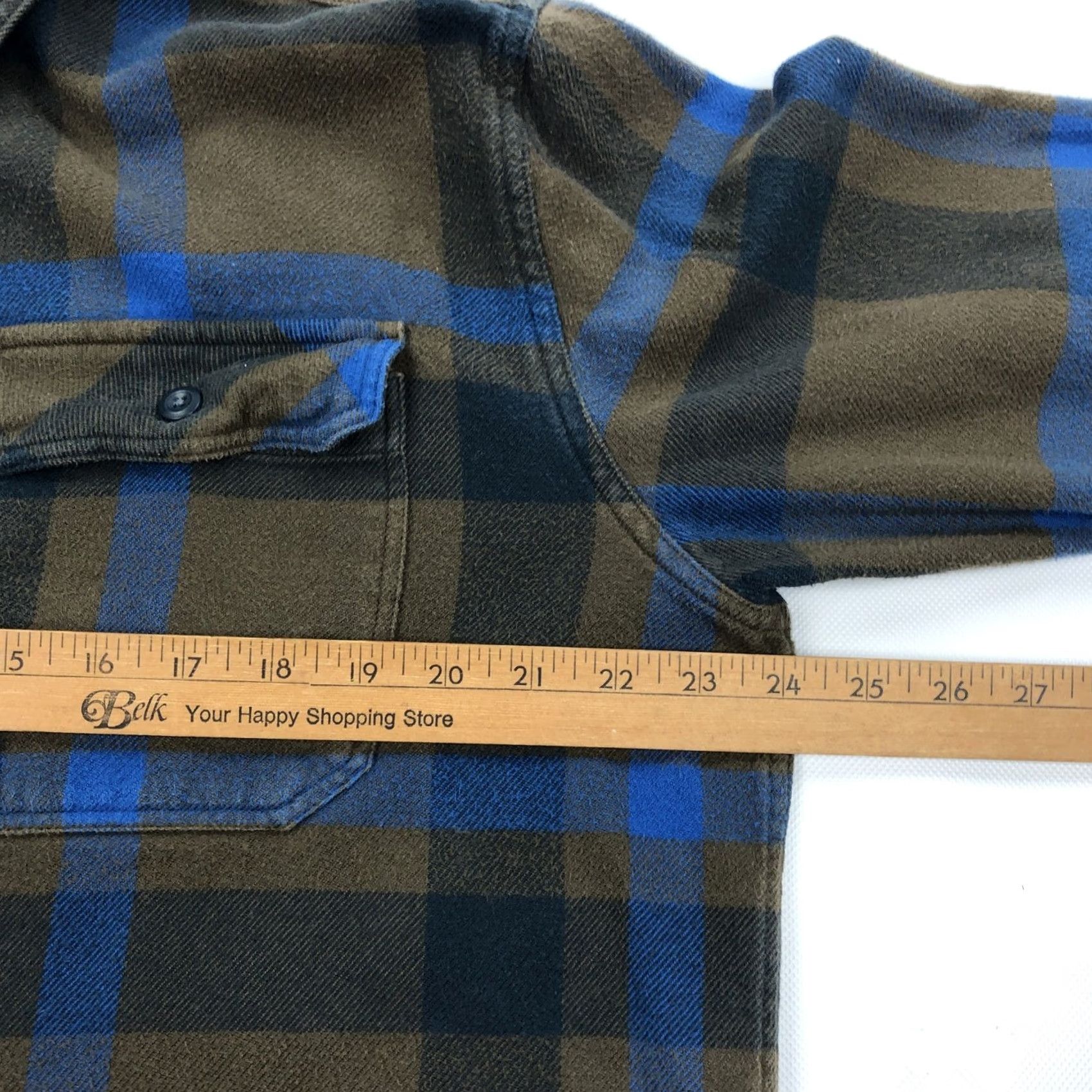 Patagonia Patagonia Shirt Mens L Organic Cotton Fjord Flannel Brown Blue Plaid Button Down Size US L / EU 52-54 / 3 - 7 Thumbnail