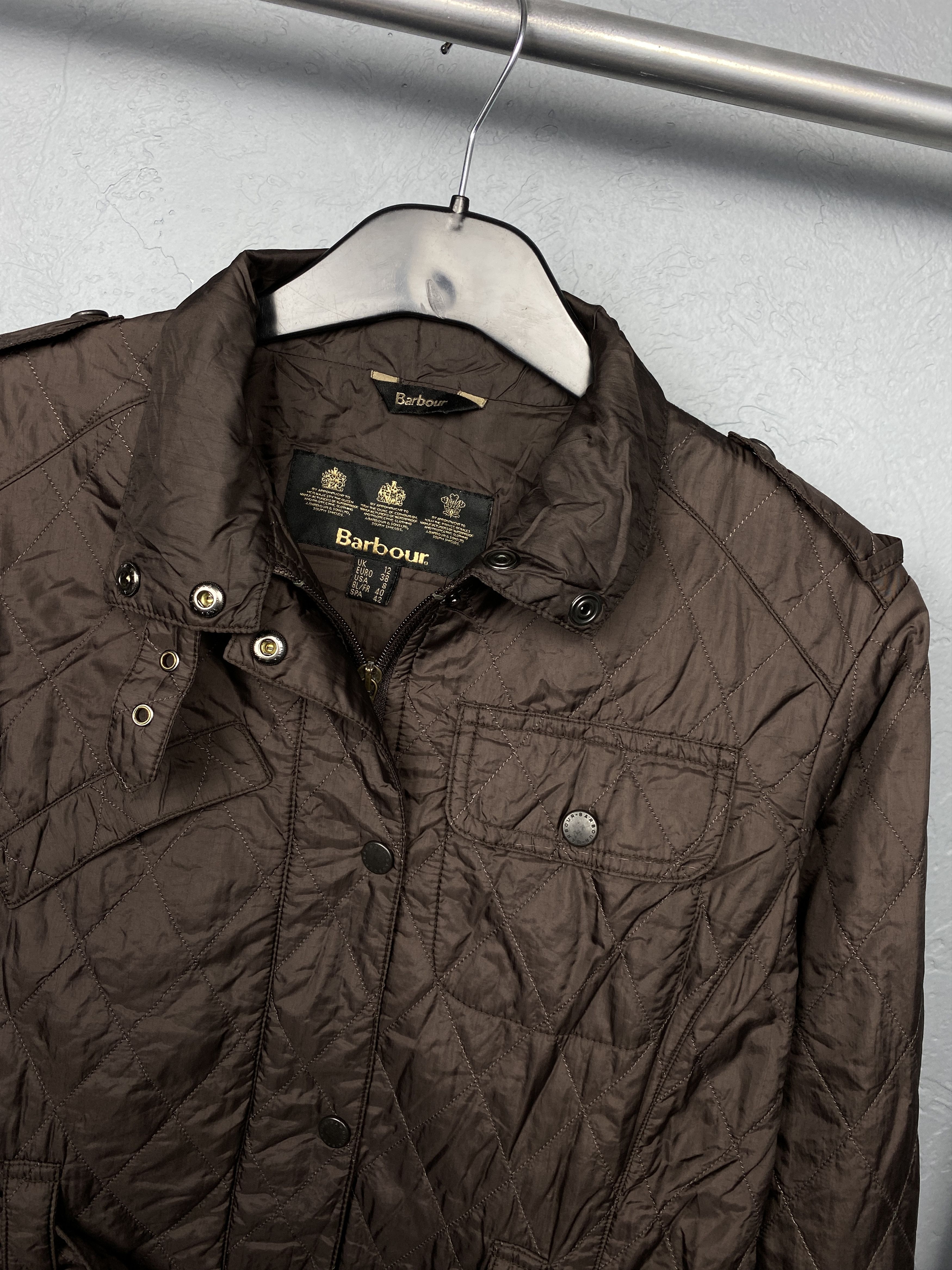 Barbour Barbour Vintage Womens Flyweight Quilted Jacket Size M / US 6-8 / IT 42-44 - 2 Thumbnail