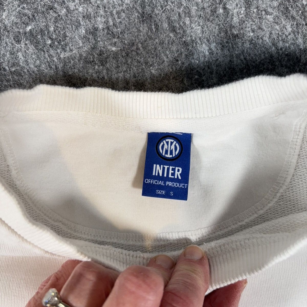 Other Inter Milan Official Crewneck Sweatshirt Men’s Small White Size US S / EU 44-46 / 1 - 3 Thumbnail