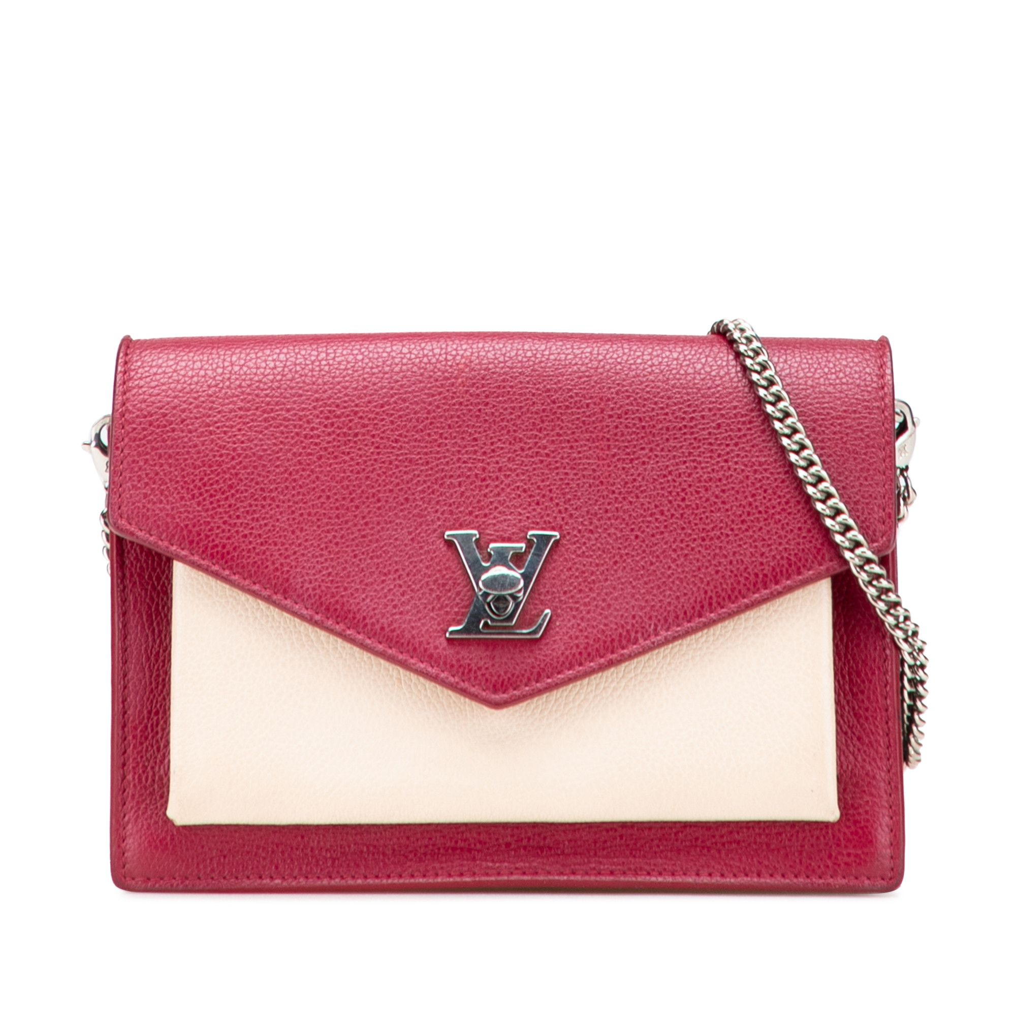 Louis Vuitton Louis Vuitton Bicolor Leather MyLockMe Chain Pochette Size ONE SIZE - 1 Thumbnail