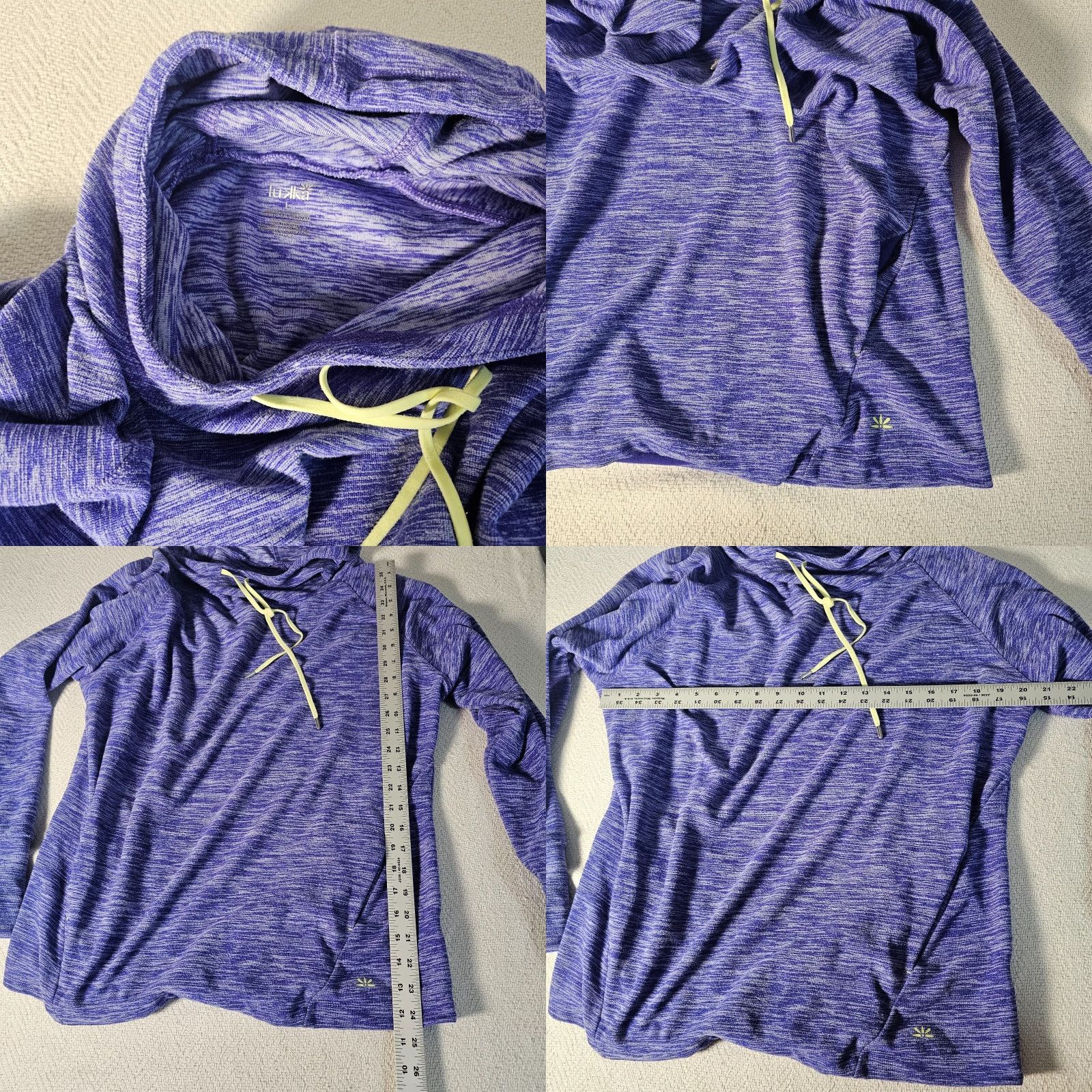 Vintage Women’s Hoodie Lukas Hoodie Heather Royal Blue Pullover Size L Size L / US 10 / IT 46 - 8 Thumbnail