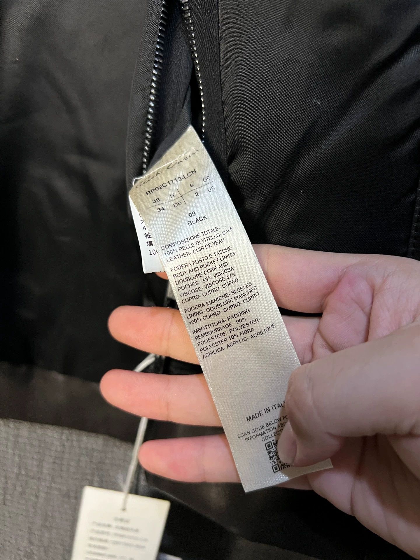 Rick Owens Rick owen leather jackets Size US M / EU 48-50 / 2 - 8 Thumbnail