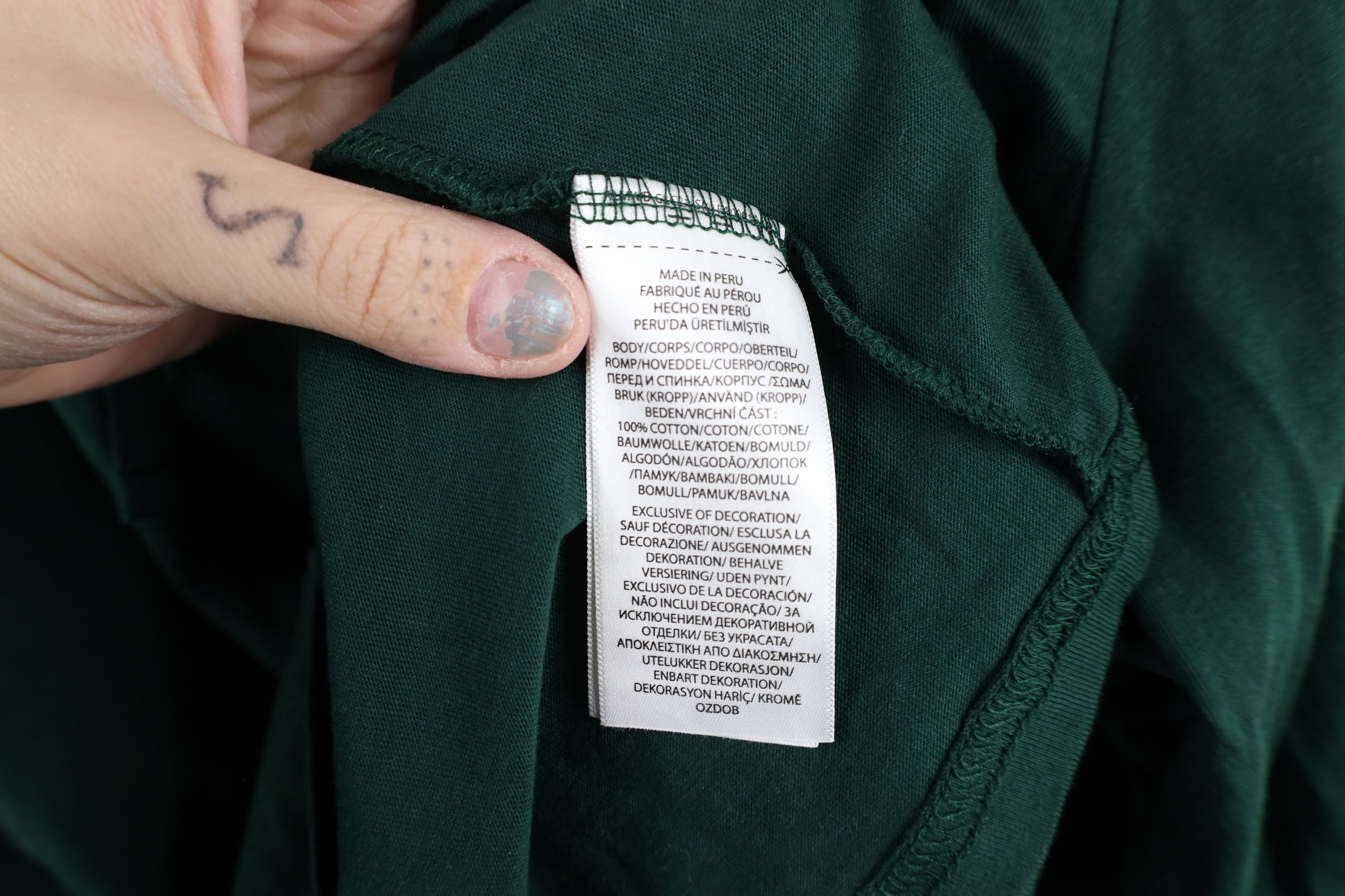 Ralph Lauren × Vintage New Ralph Lauren Long Sleeve Hoodie Hooded T-Shirt Green Size US XL / EU 56 / 4 - 8 Thumbnail