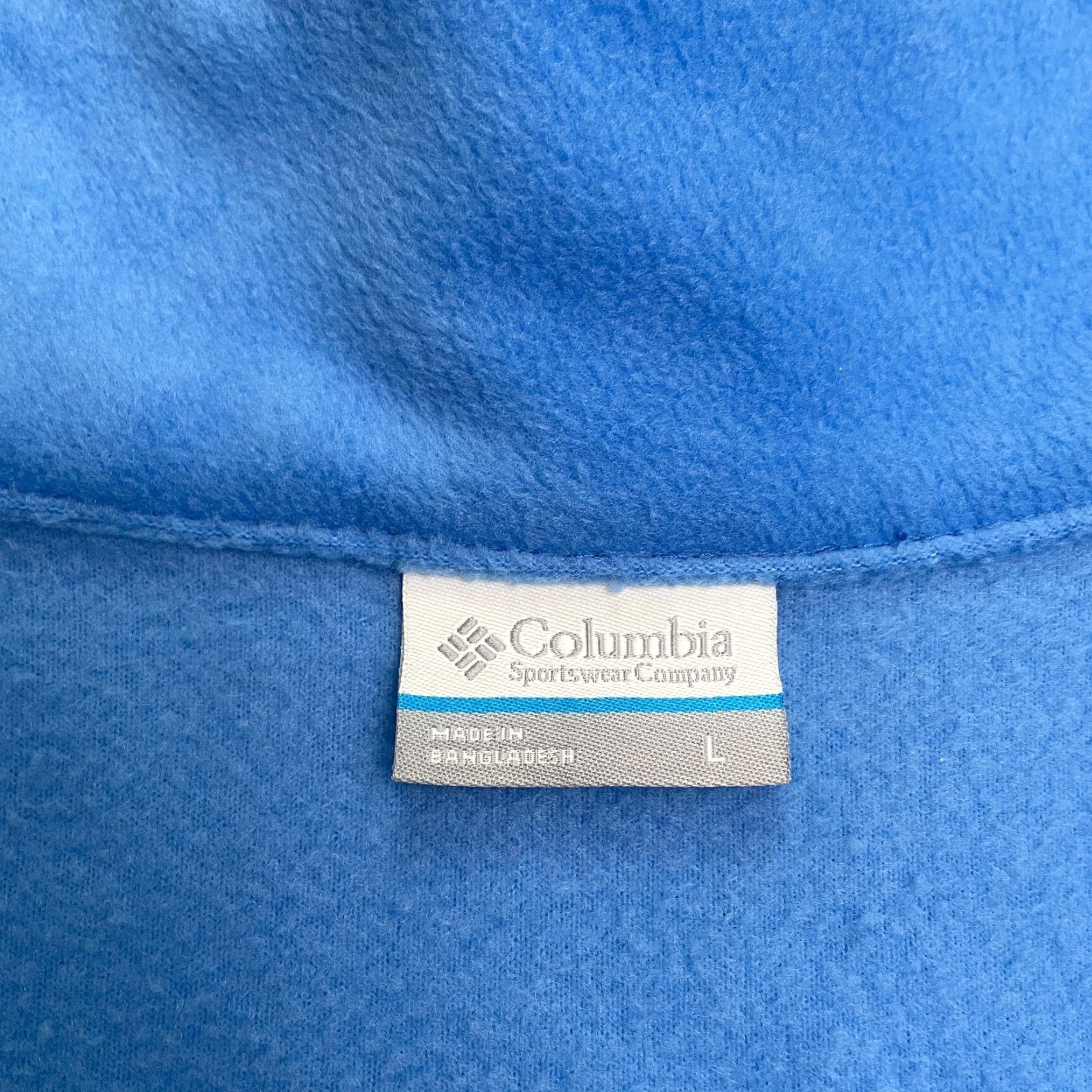 Vintage Columbia Vest Womens Large Benton Springs Blue Full Zip Pockets Fleece Vest Outdoor Jacket Bodywarmer Regular Care: Machine Washable Size L / US 10 / IT 46 - 6 Thumbnail