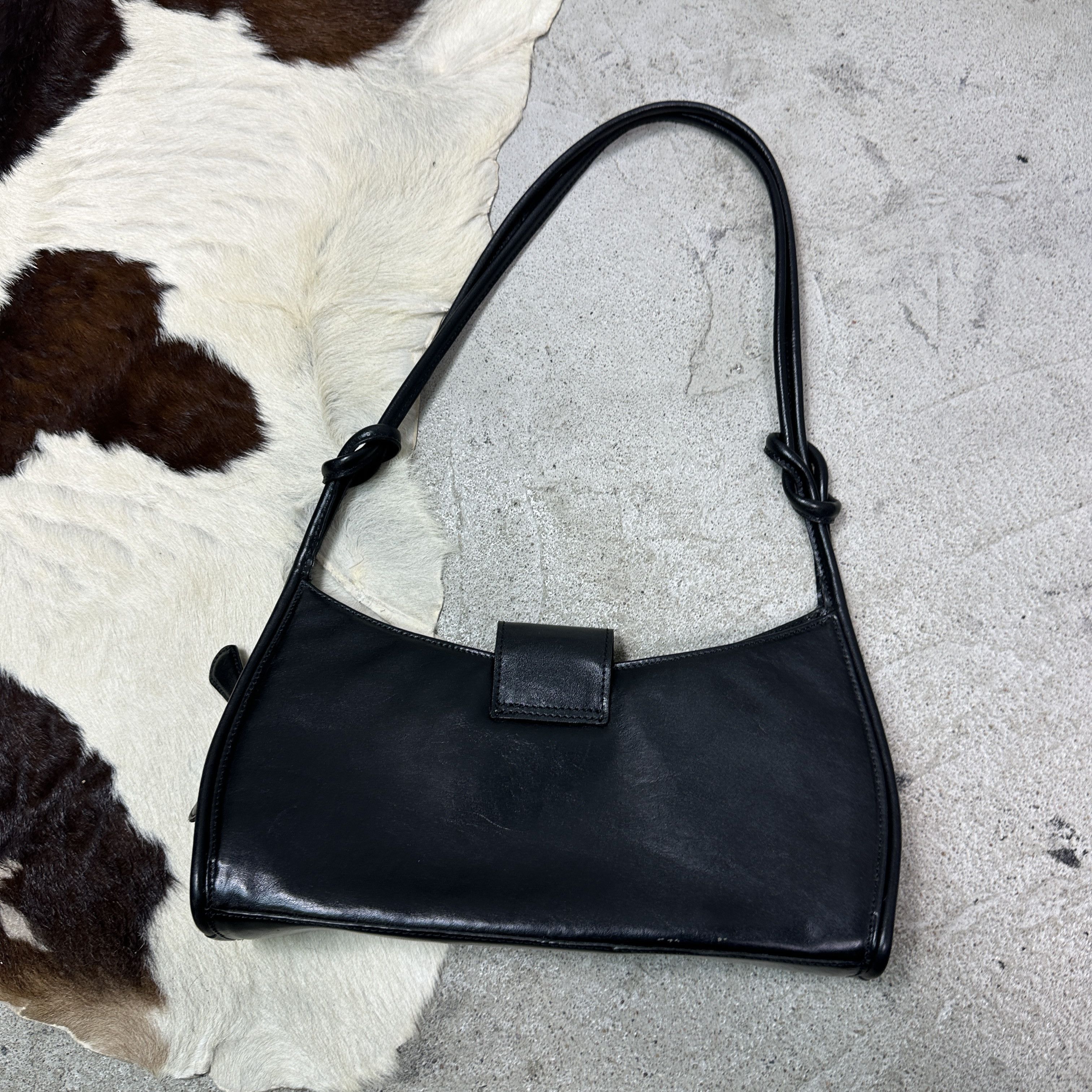 Vintage Vintage Avant Garde Grunge Leather Shoulder Bag Y2K Size ONE SIZE - 6 Thumbnail
