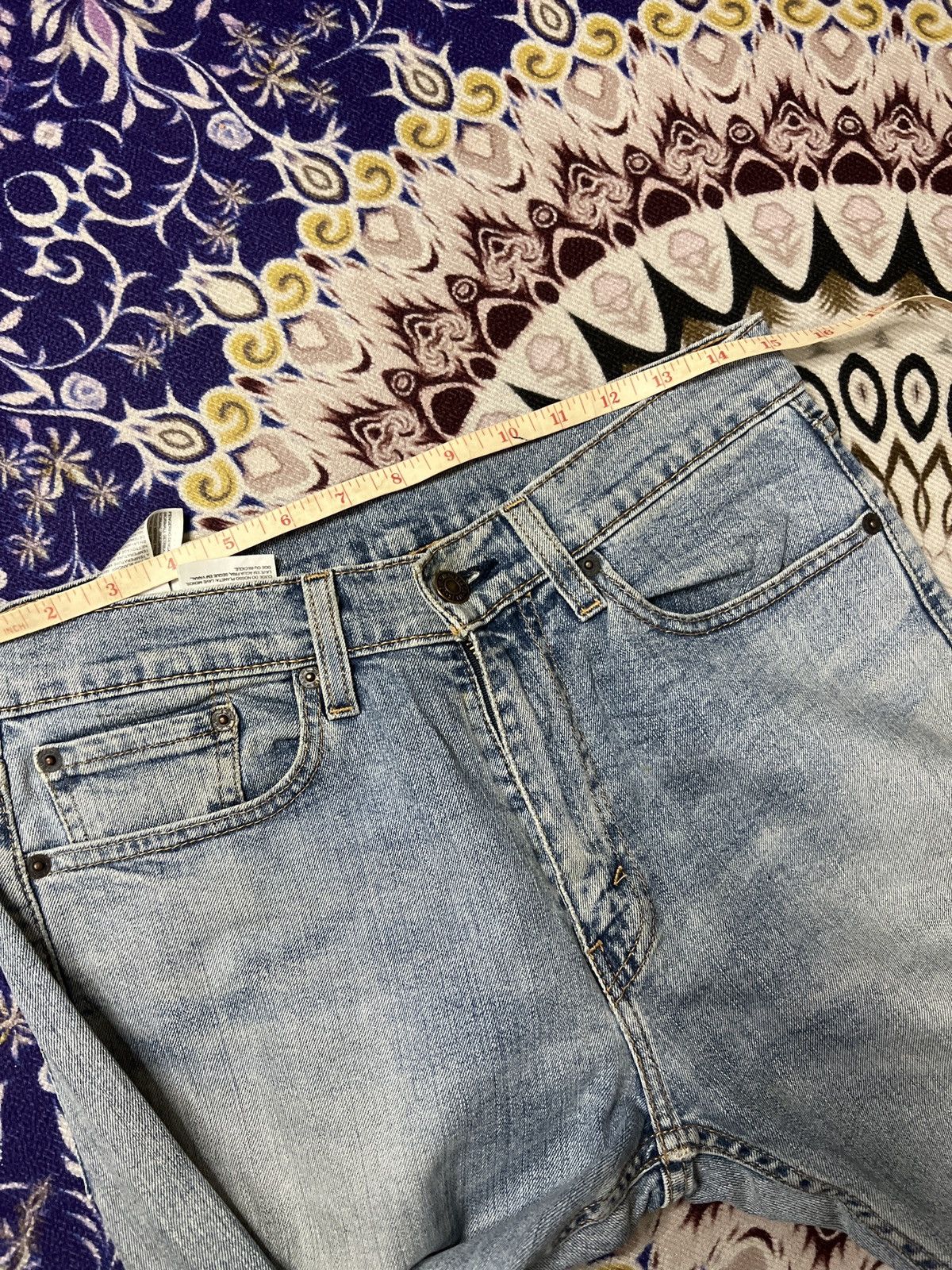 Levi's Vintage Levis 505 Blue Wash Distressed Denim Size US 30 / EU 46 - 16 Thumbnail