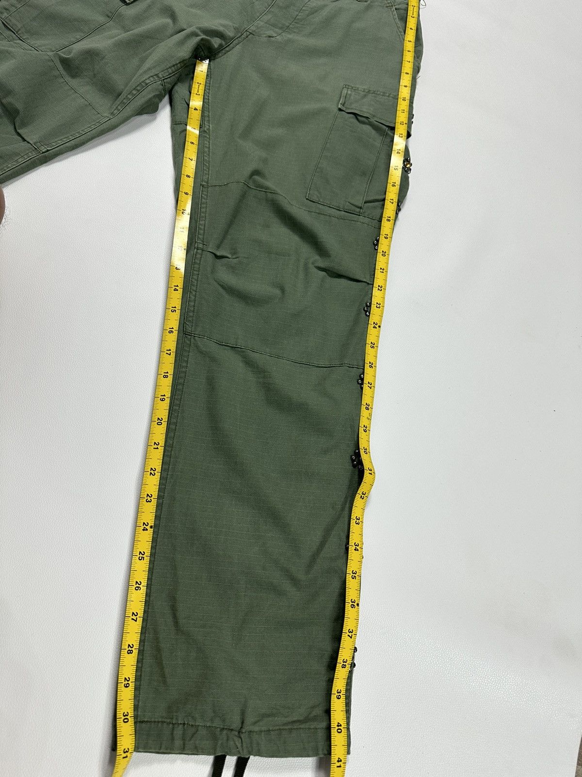 Japanese Brand Mustang Ranch Olive Cargo Pants Size US 30 / EU 46 - 13 Thumbnail