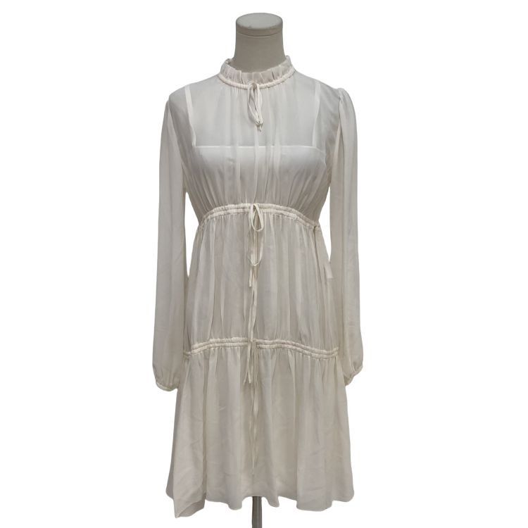 Dior Christian Dior Silk Midi Dress Size 34 Size XS / US 0-2 / IT 36-38 - 1 Thumbnail