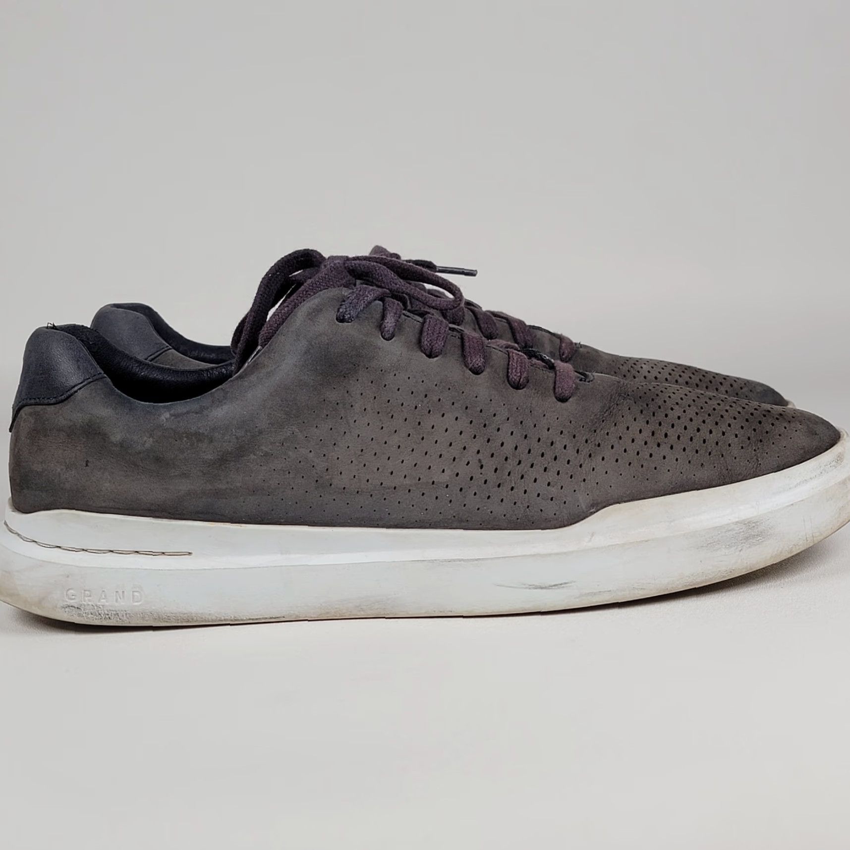 Cole Haan Cole Haan Mens Grandpro Rally Sneaker 12 Brown Nubuck Rubber Sole Casual Activewear Travel Mens Size US 12 / EU 45 - 2 Thumbnail