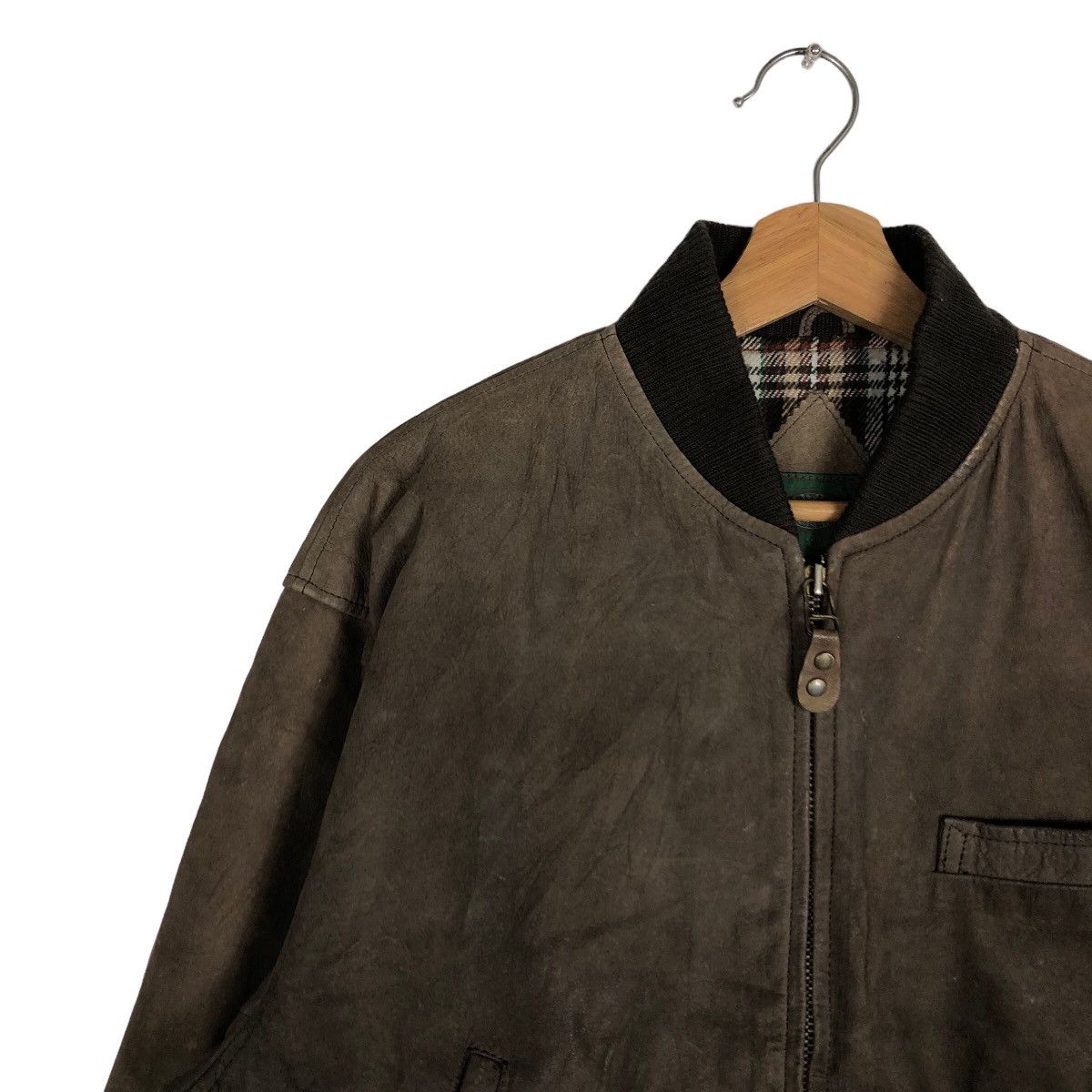 Japanese Brand 🔥90’s Vintage Bomber Jacket Soft Leather Mitsumine Japan Size US M / EU 48-50 / 2 - 7 Thumbnail